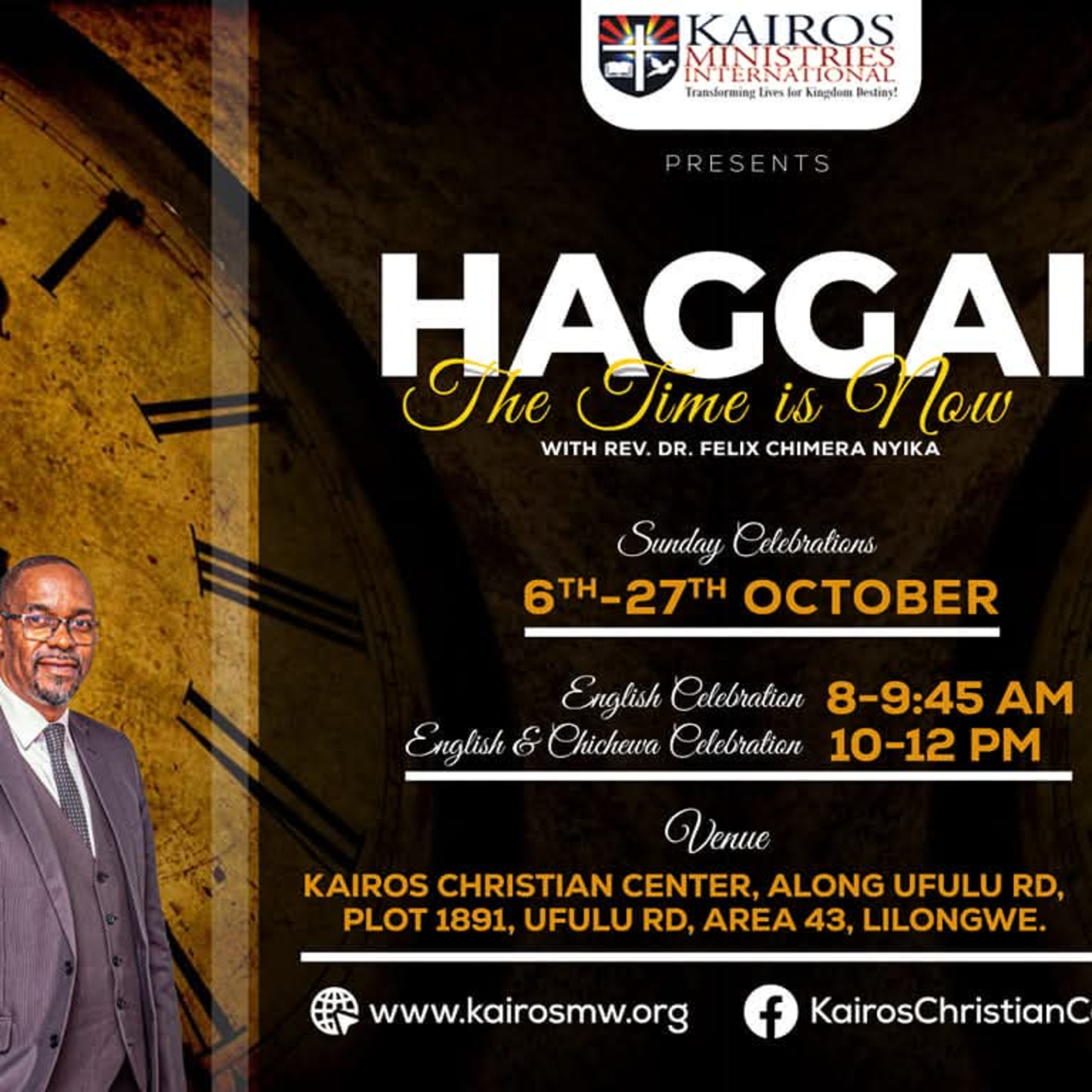 Blessed, Haggai 2v1-10-19_Felix Chimera Nyika PhD.