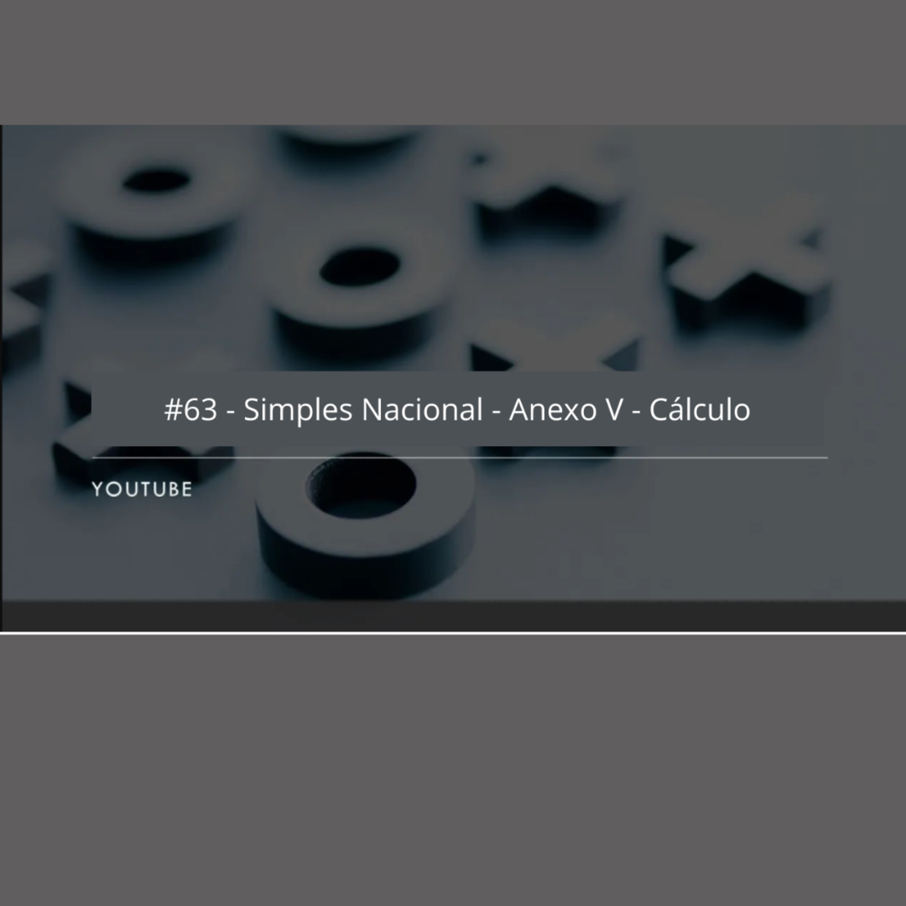 #Simples Nacional - Anexo V - Cálculo