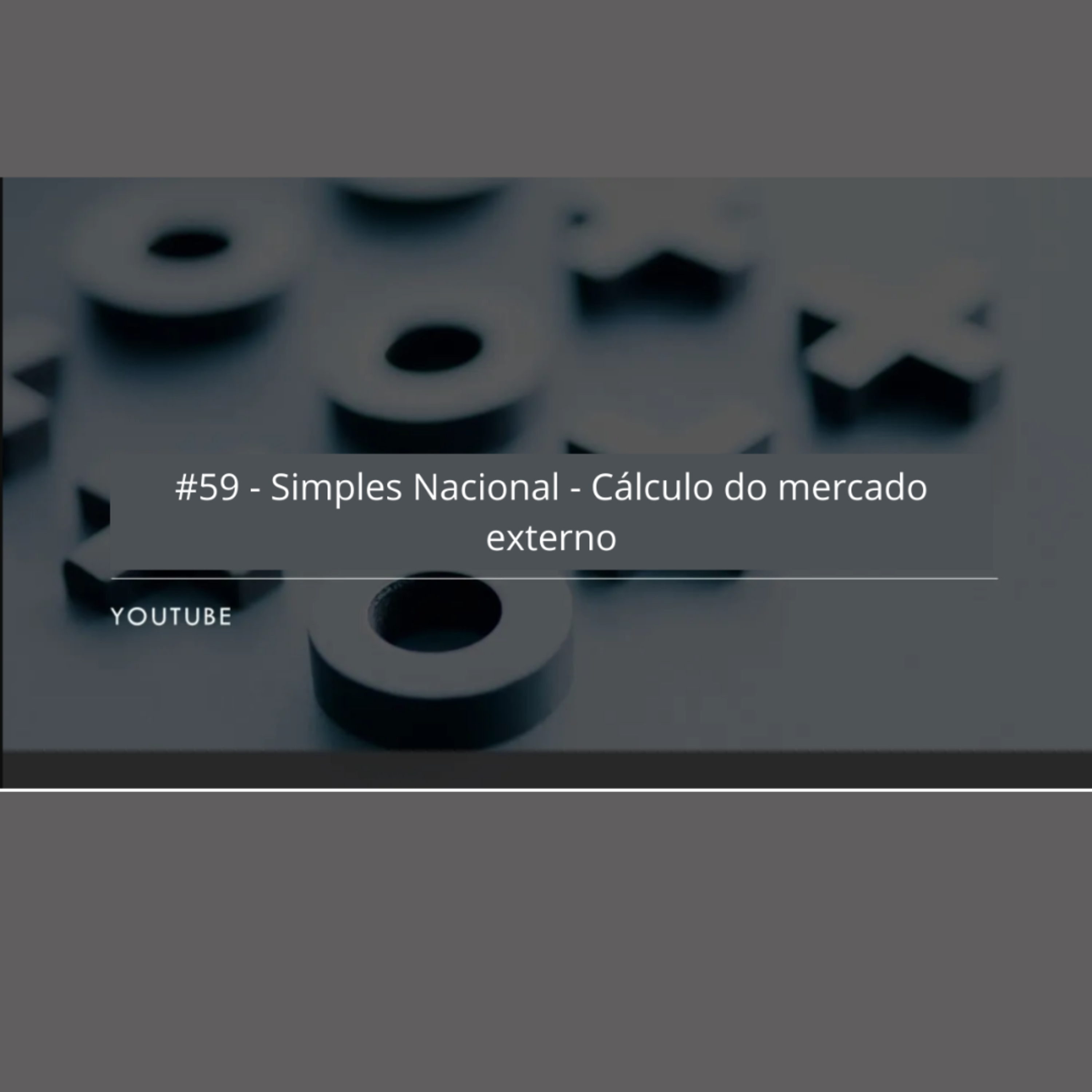 #Simples Nacional - Cálculo do mercado externo
