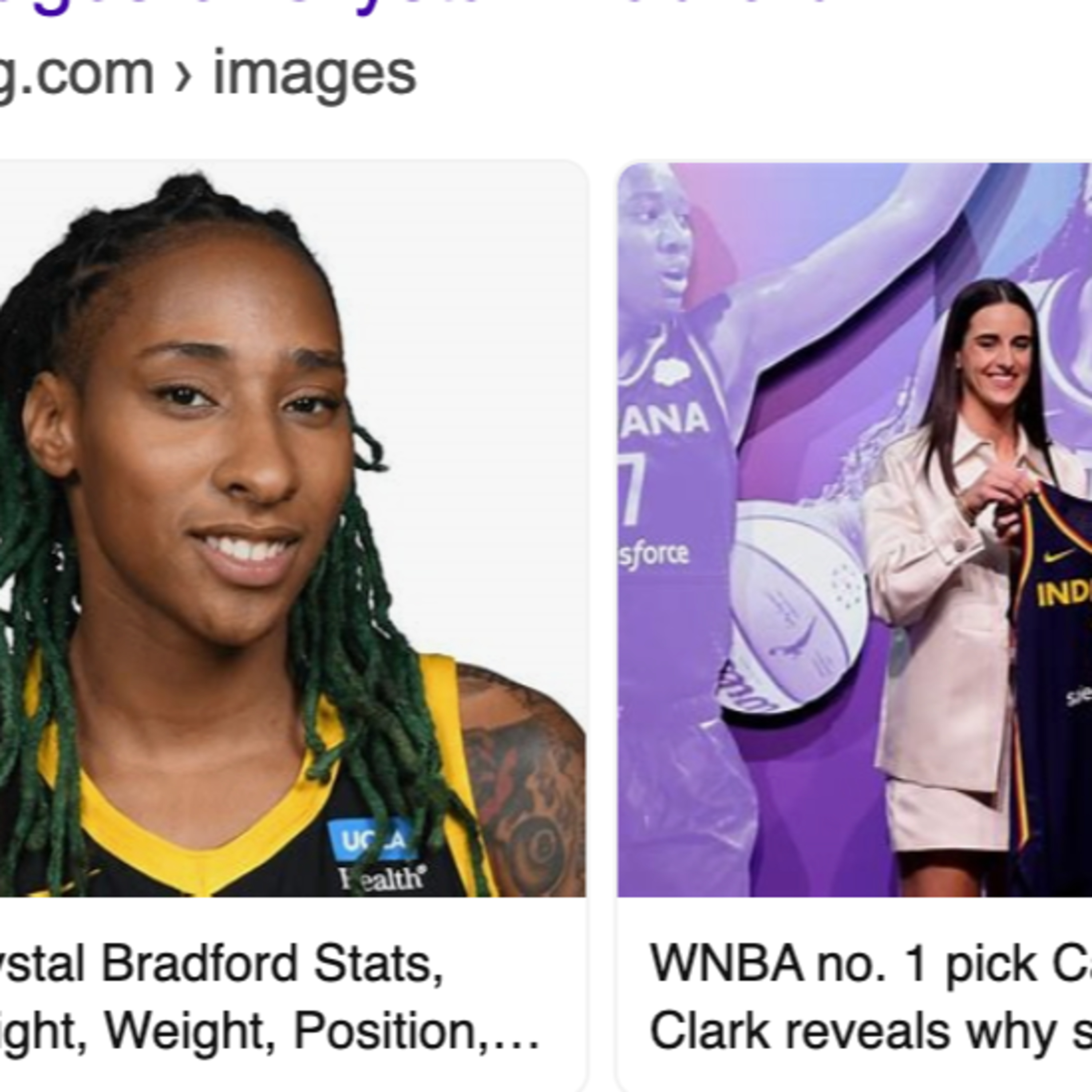 Caitlin Clark - Time Magazine's Athlete-of-the-Year and Crystal Bradford - Don't Call It A Comeback episode artwork