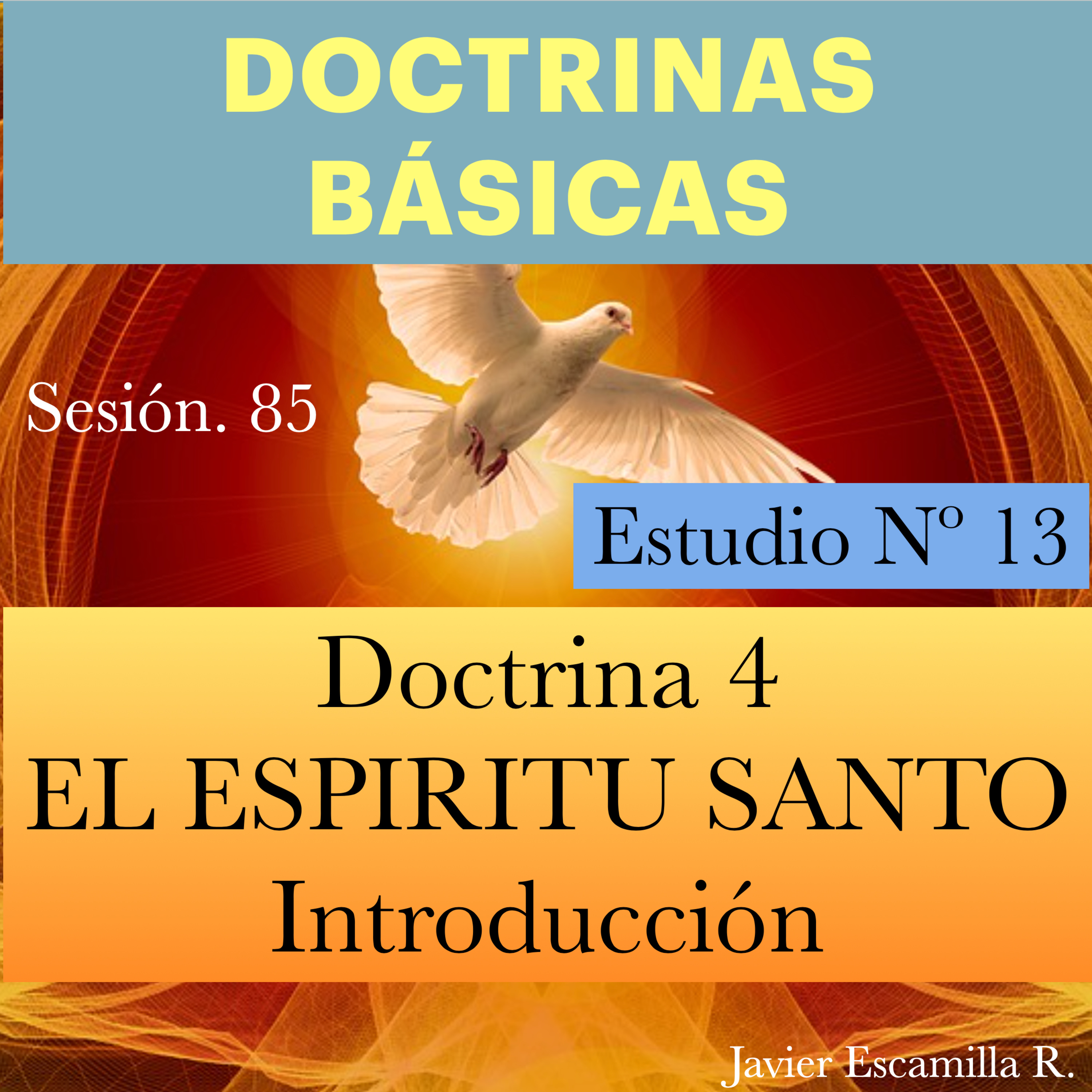 13 DOCTRINAS BASICAS , EL ESPIRITU SANTO, INTRODUCCION