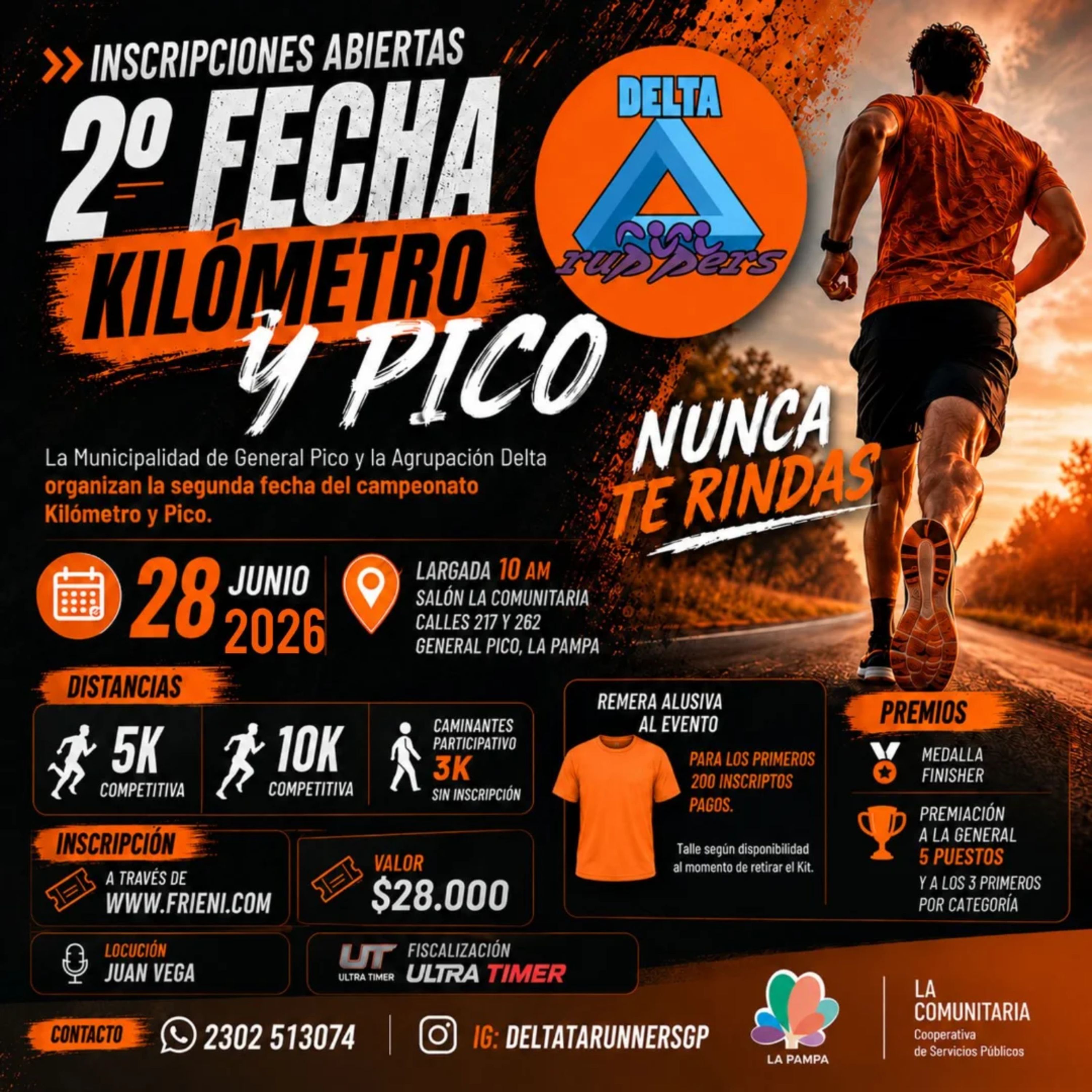 Todo listo para la "marea naranja": Delta Runners palpita su carrera en el Barrio Sur con récord de inscriptos episode artwork