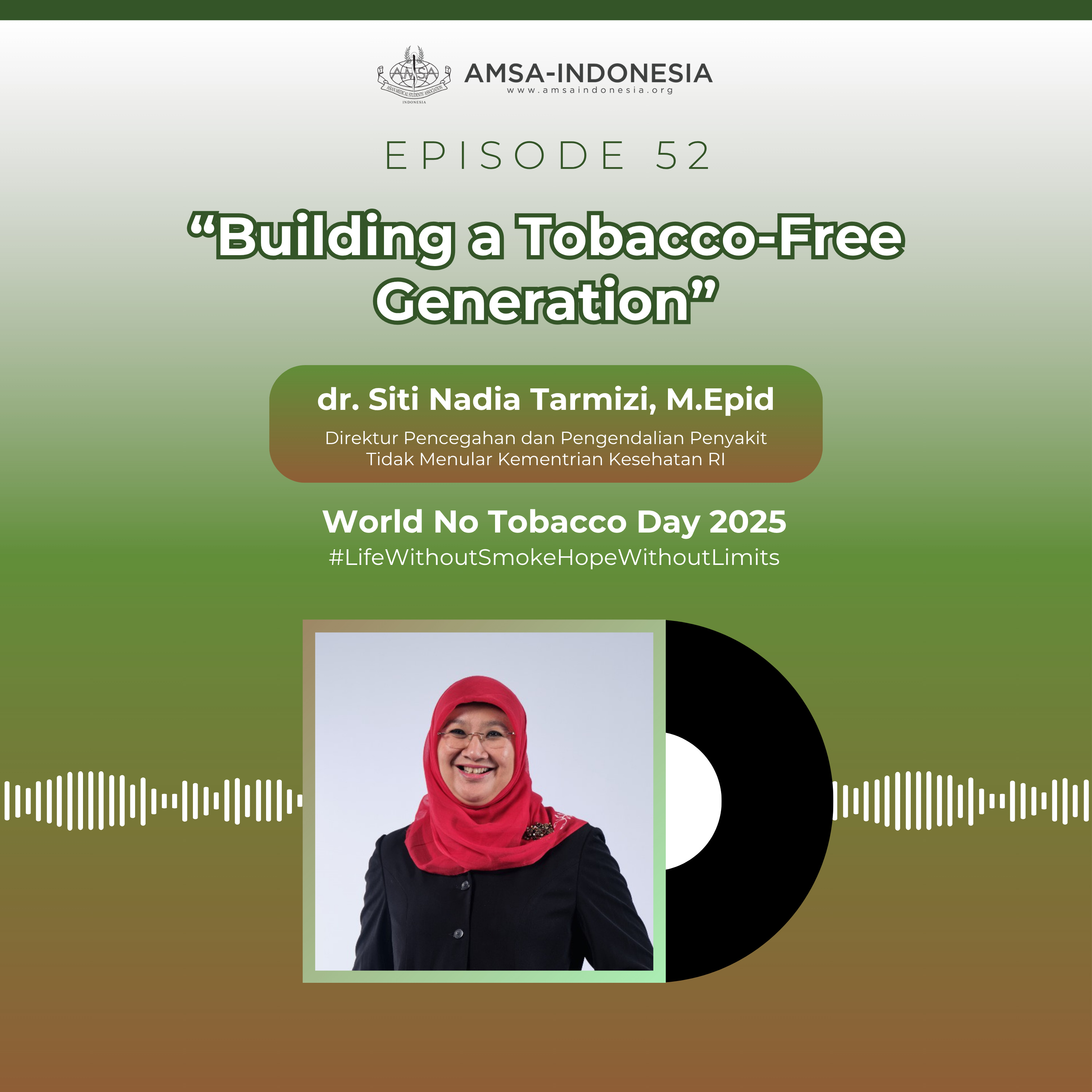 Episode 52: Building a Tobacco-Free Generation (World No Tobacco Day) episode artwork