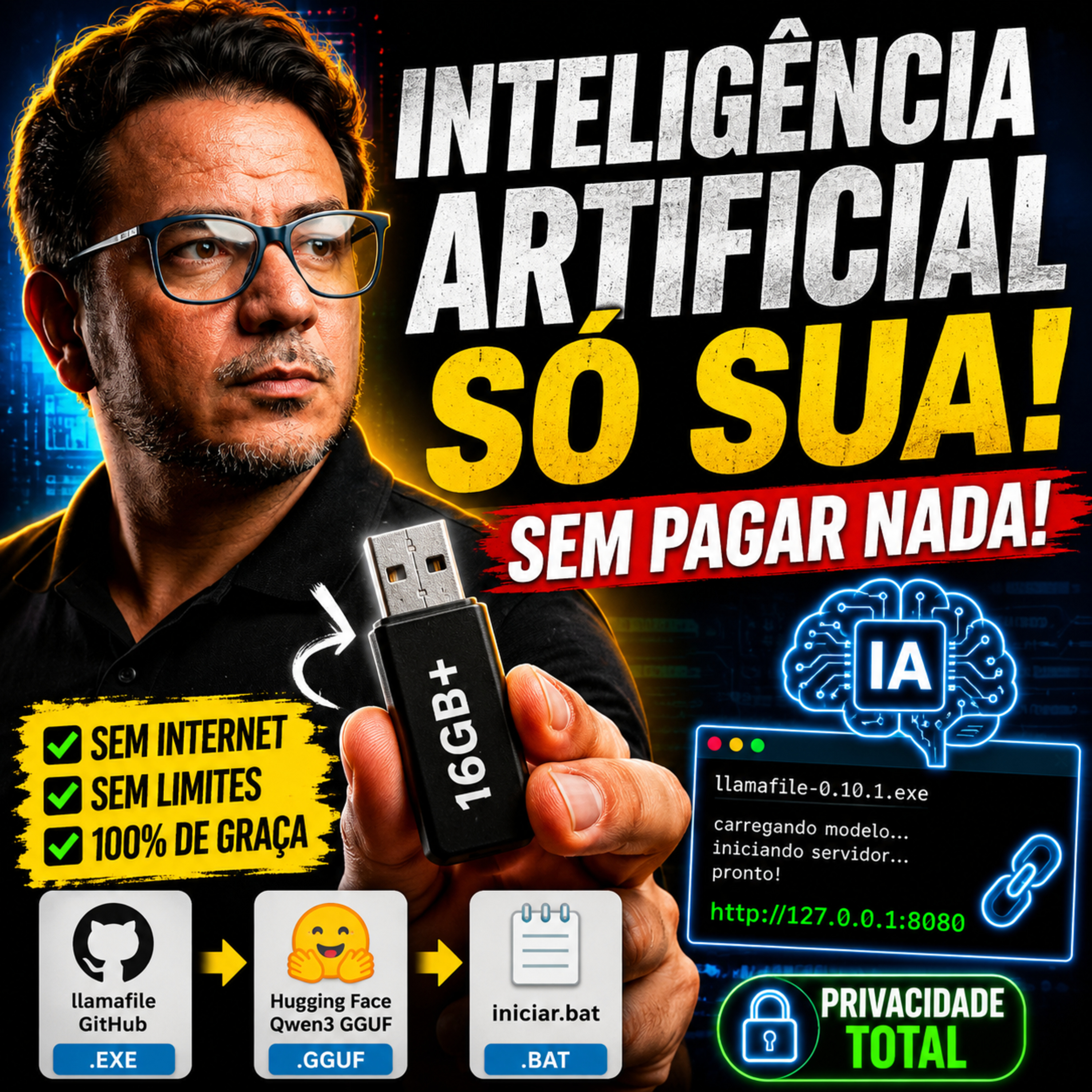Quer ter uma IA só sua no pendrive? 🤖💾 episode artwork