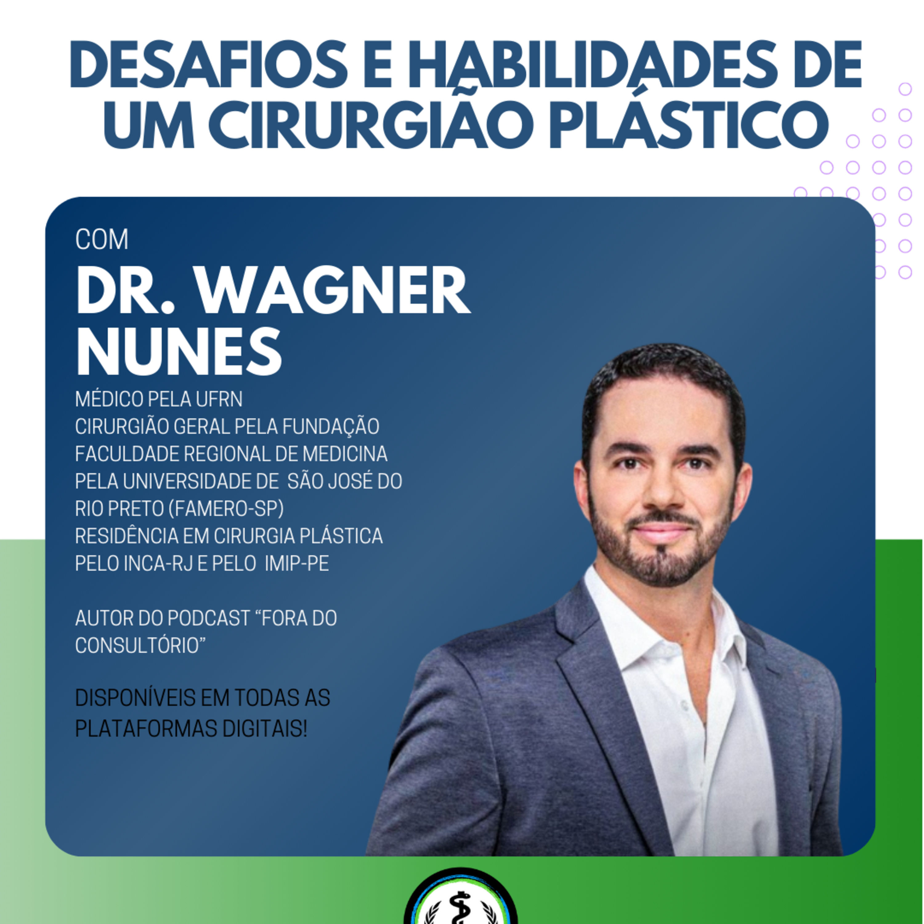 Desafios e Habilidades de um Cirurgião Plástico - Com Dr Wagner Nunes episode artwork