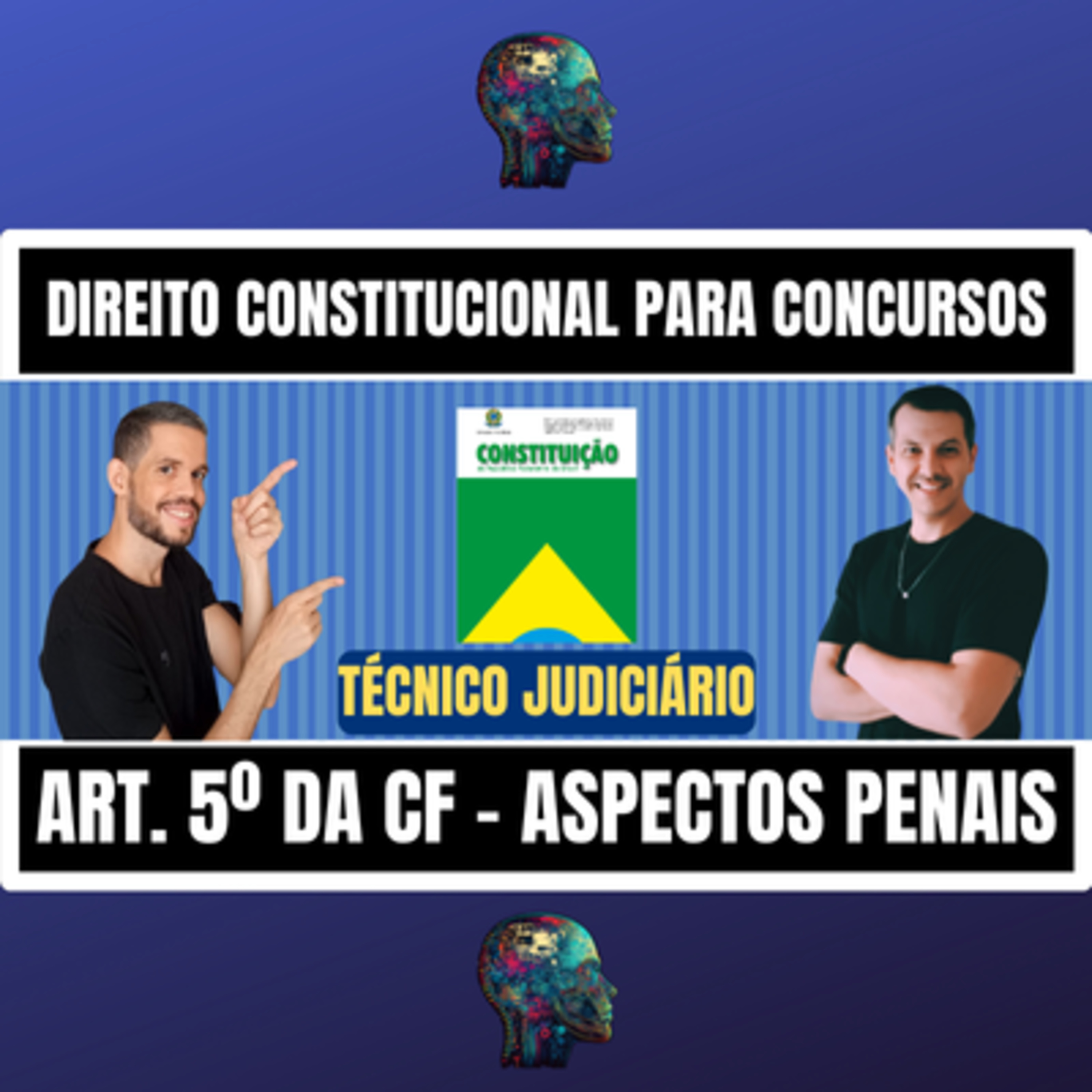 Direito Constitucional: Aspectos Penais do Art 5º para Técnico Judiciário | Concursos Públicos episode artwork