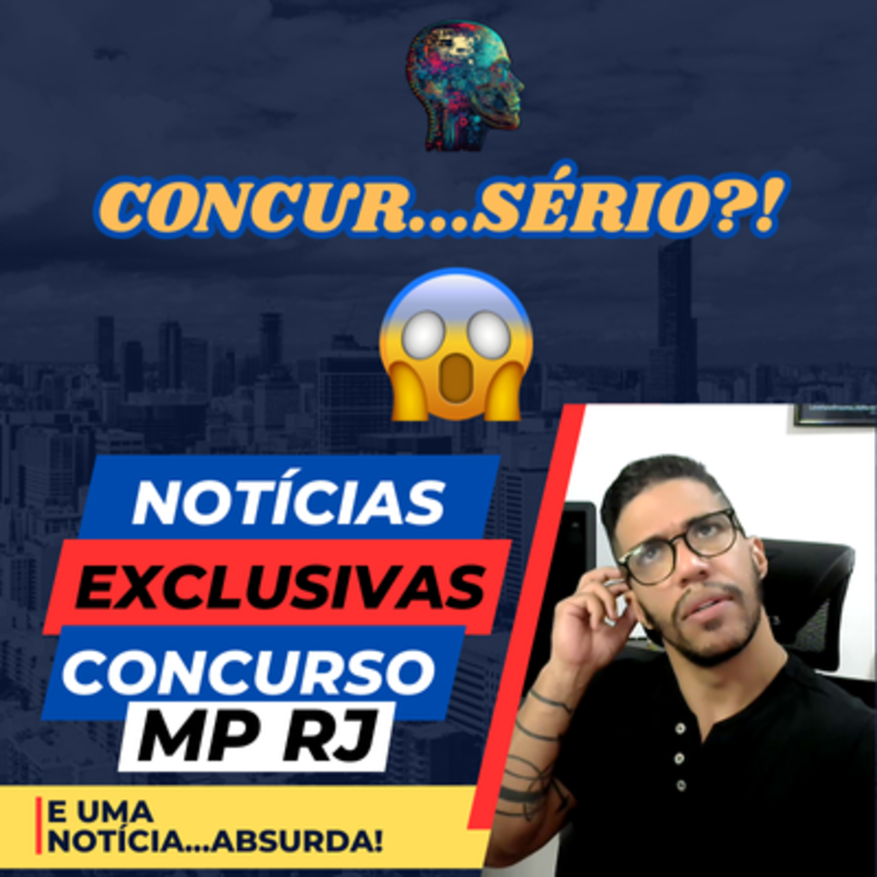 Novidades Exclusivas do Concurso do MP RJ + Situação Surreal Absurda | Concur...Sério?! episode artwork