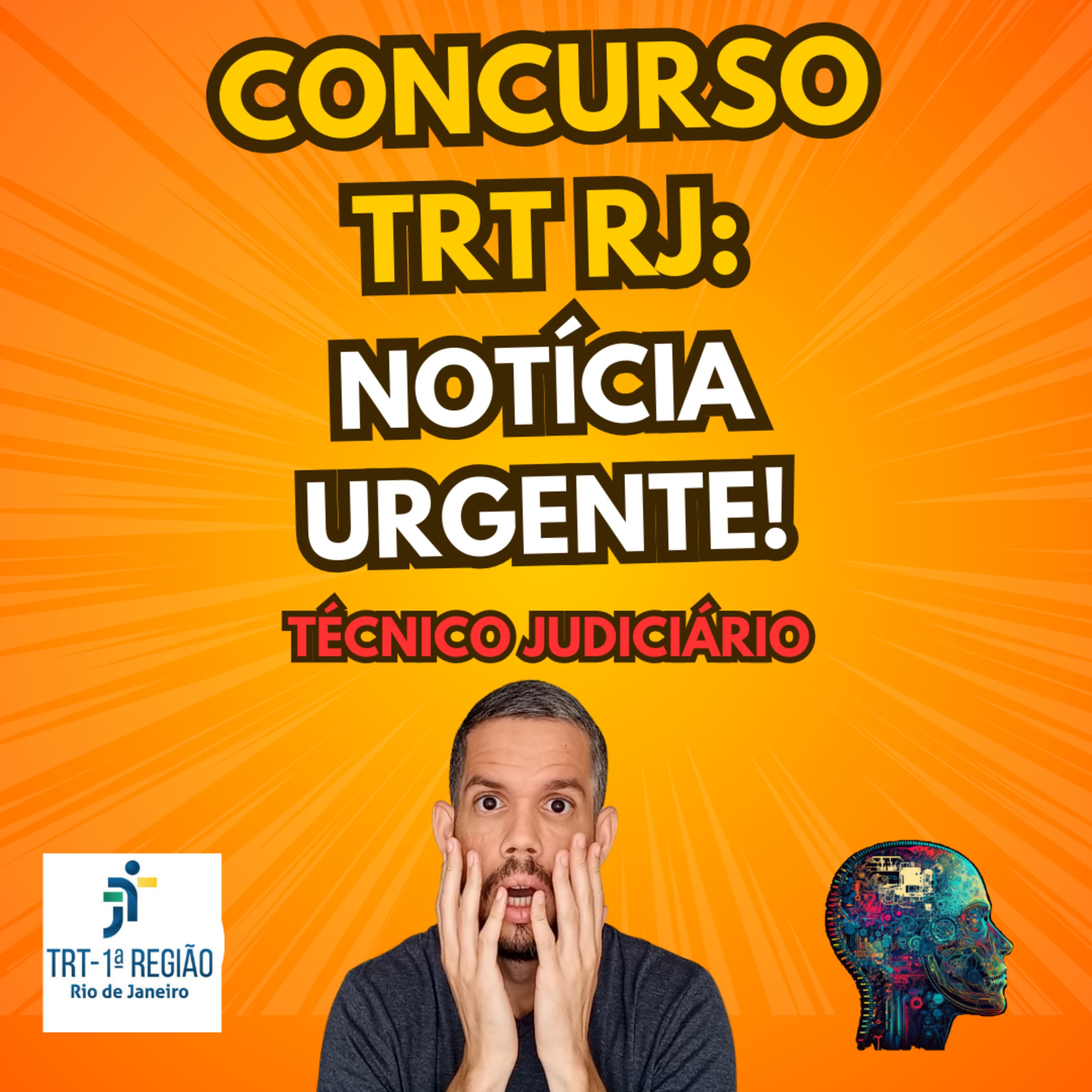 CONCURSO TRT RJ 2025 (1ª Região): Edital ESSA SEMANA Para Técnico Judiciário?! NOTÍCIA URGENTE! episode artwork