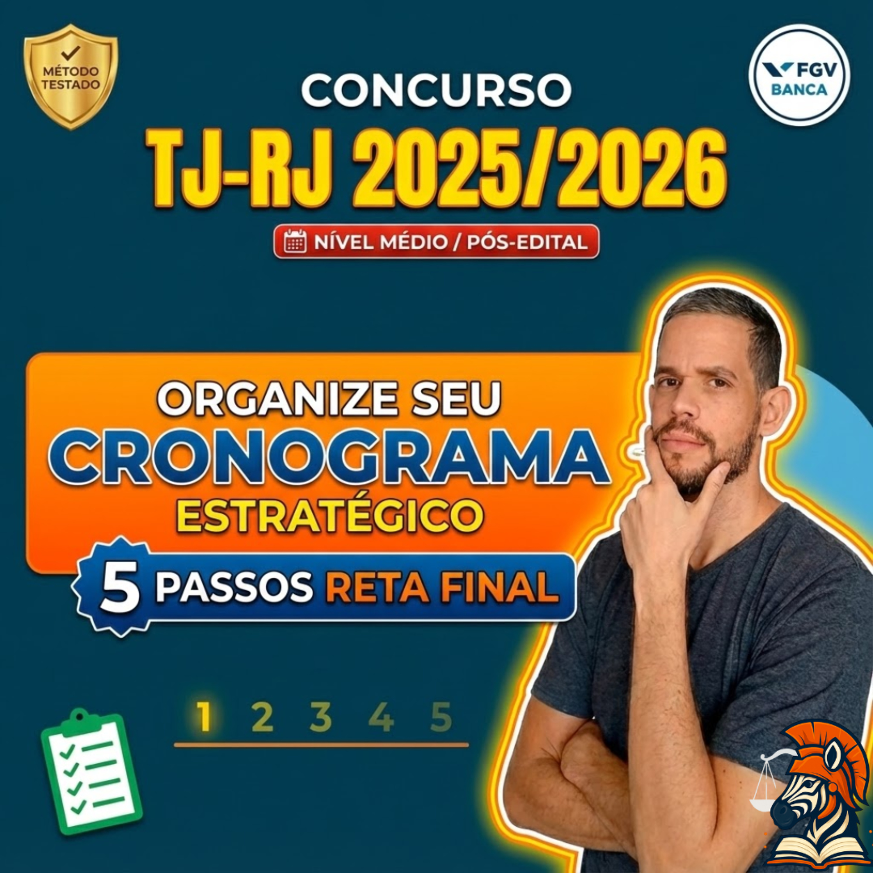 CONCURSO TJ RJ 2025/2026: Como Montar Seu Cronograma Pós-Edital em 5 Passos episode artwork