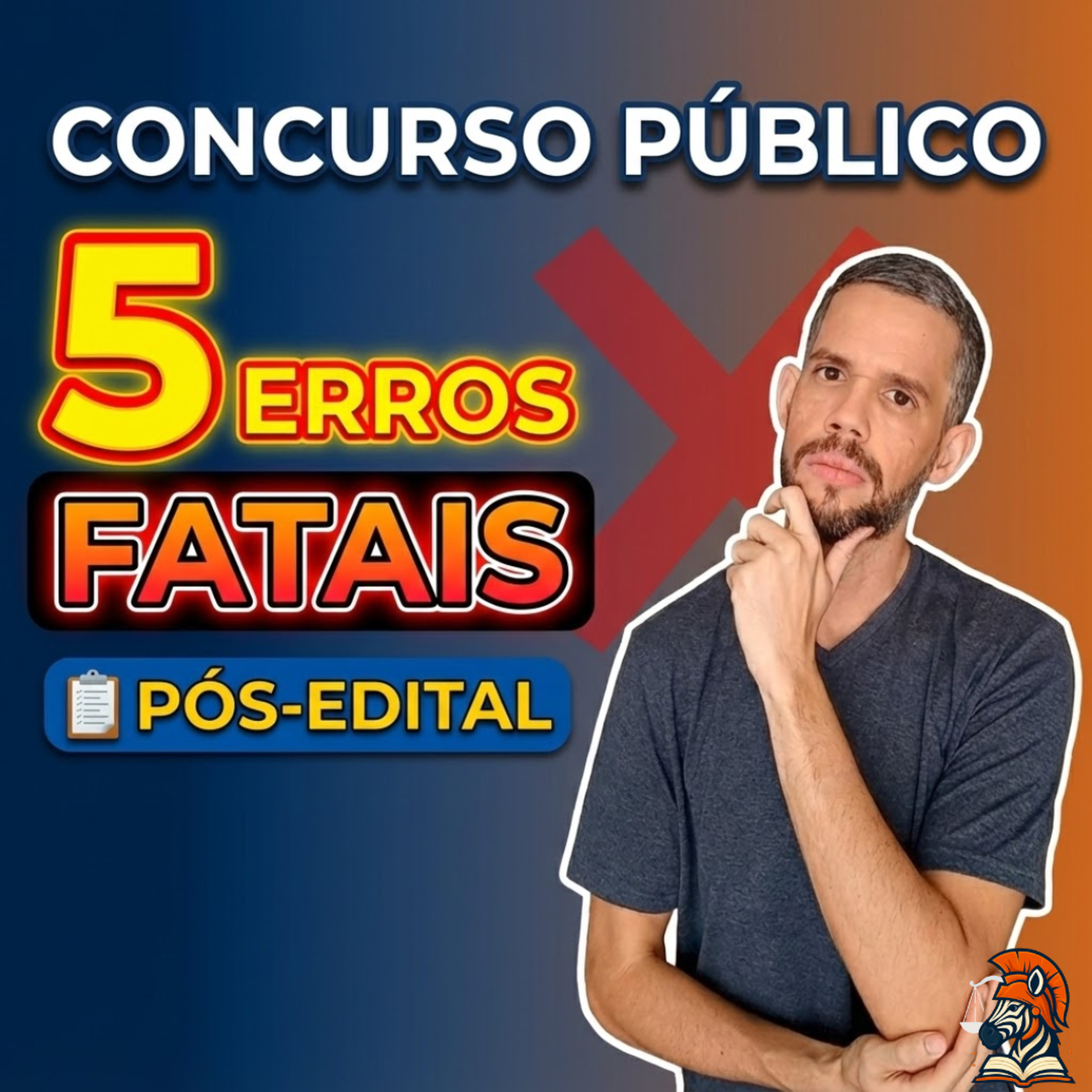 Concurso Pós-Edital: 5 Erros FATAIS Nas Primeiras 2 Semanas | Concursos Públicos de Nível Médio episode artwork