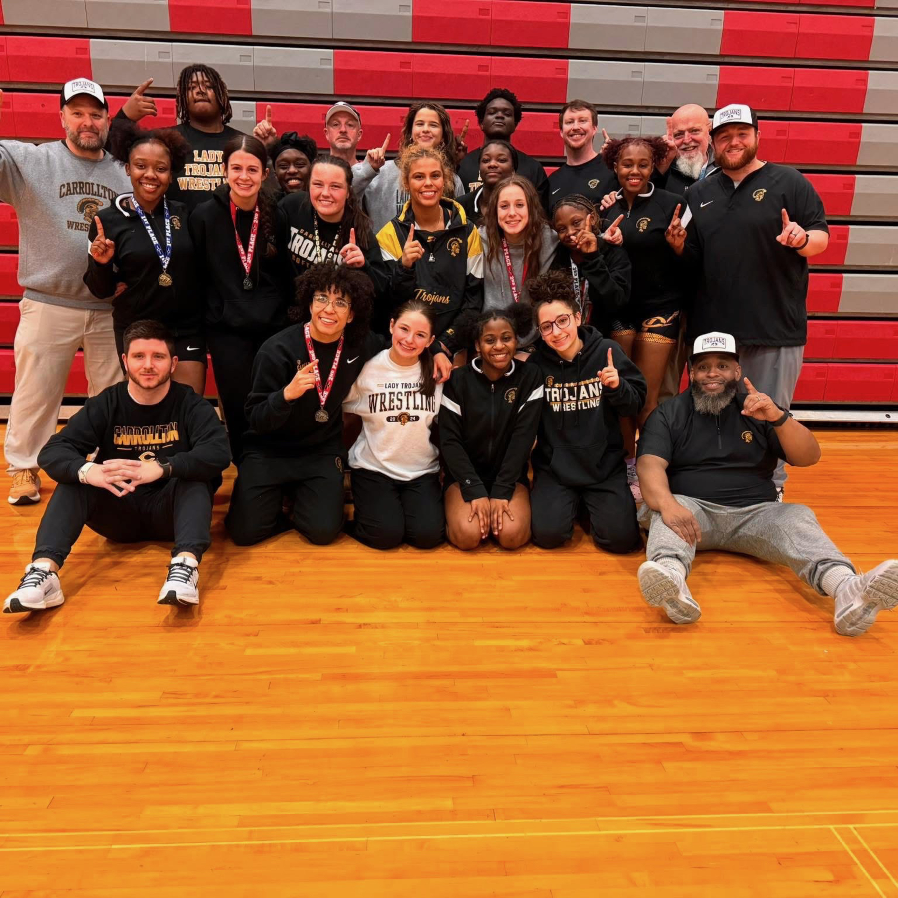Allen Newton Carrollton Trojans girls Wrestling episode artwork