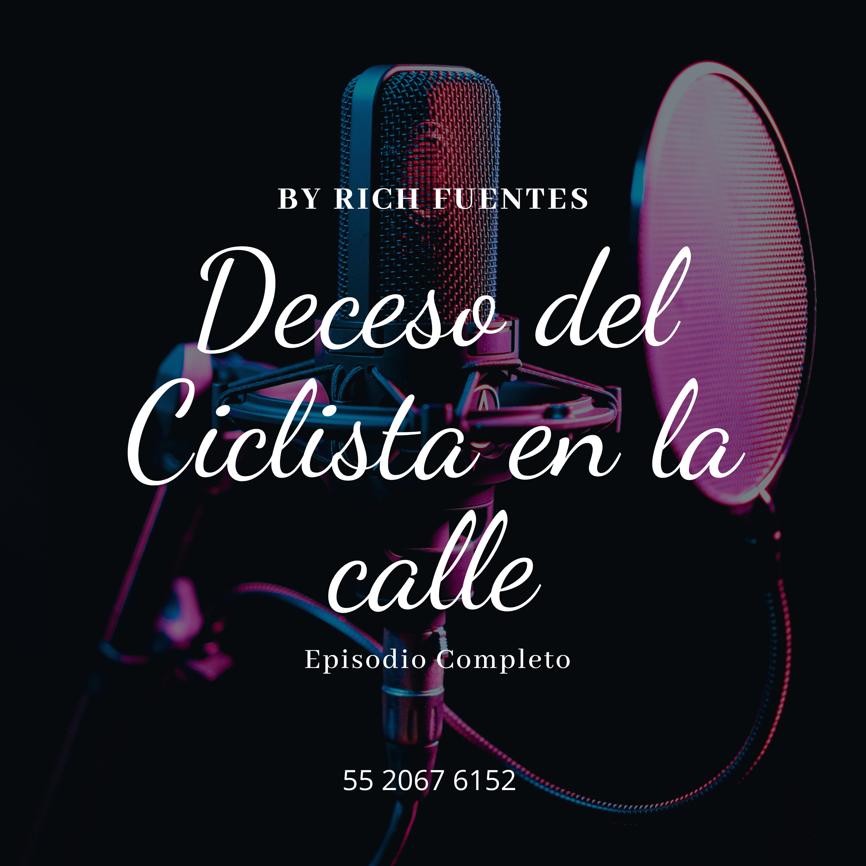 Deceso del ciclista en la calle