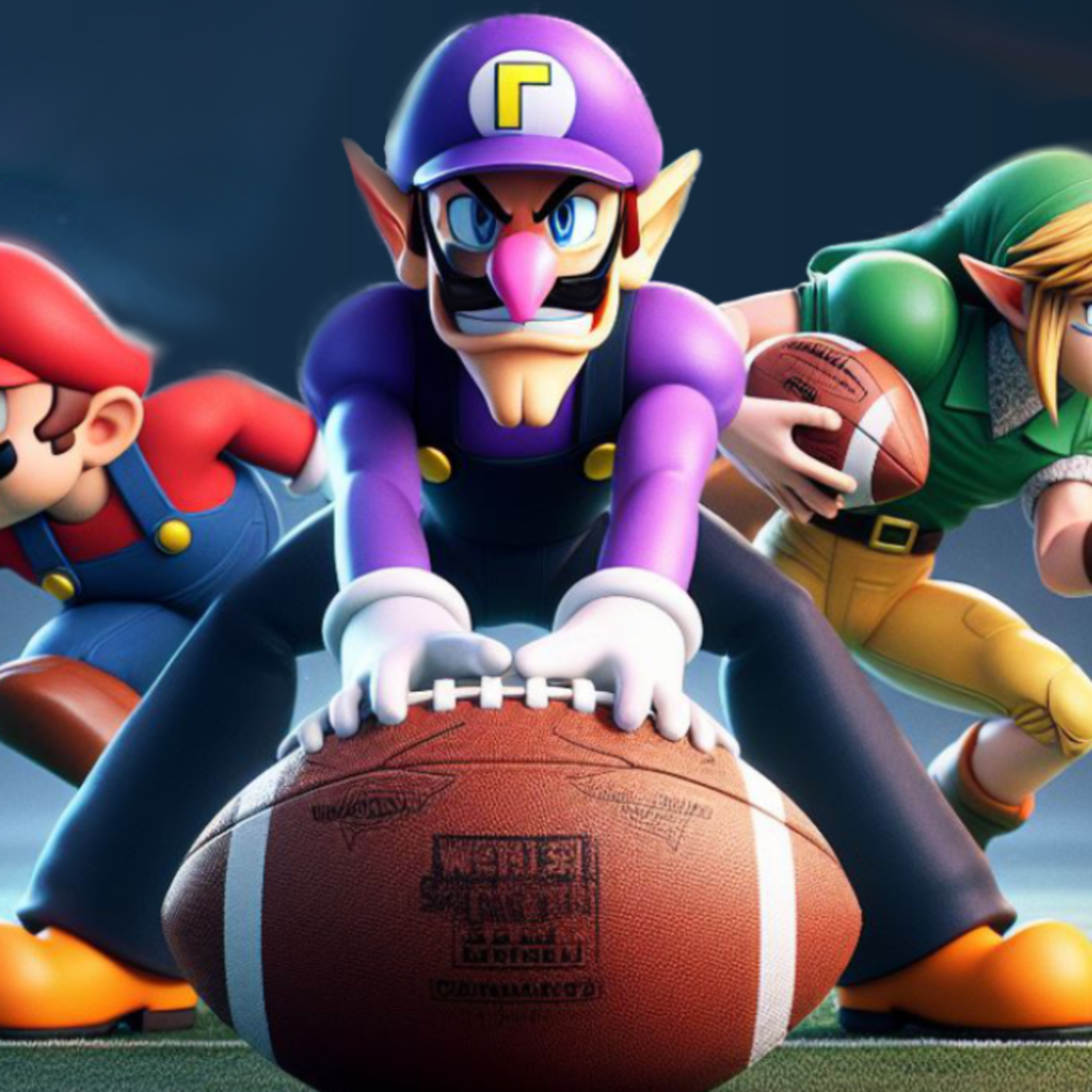 cover of episode We drafted Nintendo Characters onto football teams || Nintendo Pals Podcast Episode 266