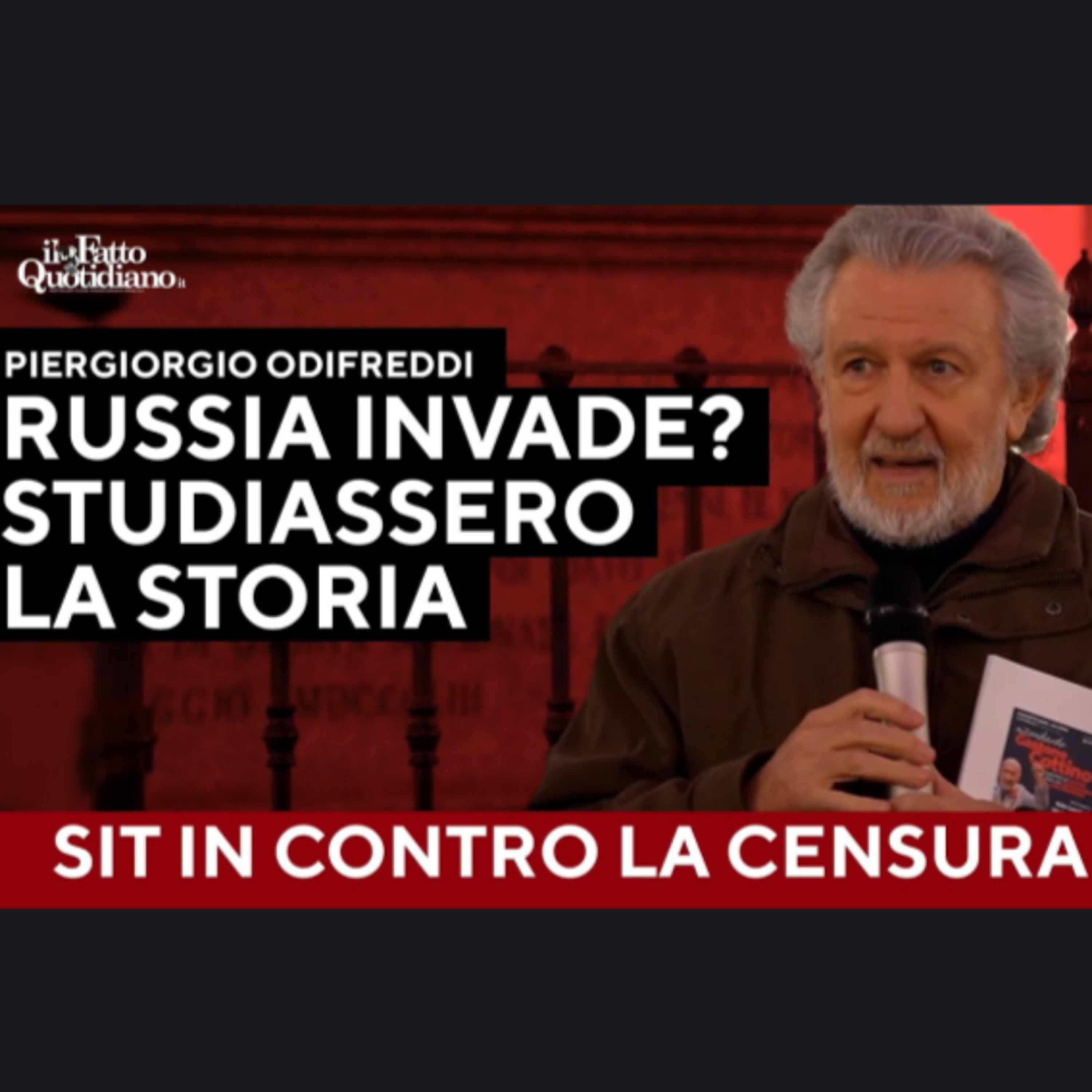 Odifreddi contro la censura: "La Russia paese invasore? Non conoscono nemmeno la storia"