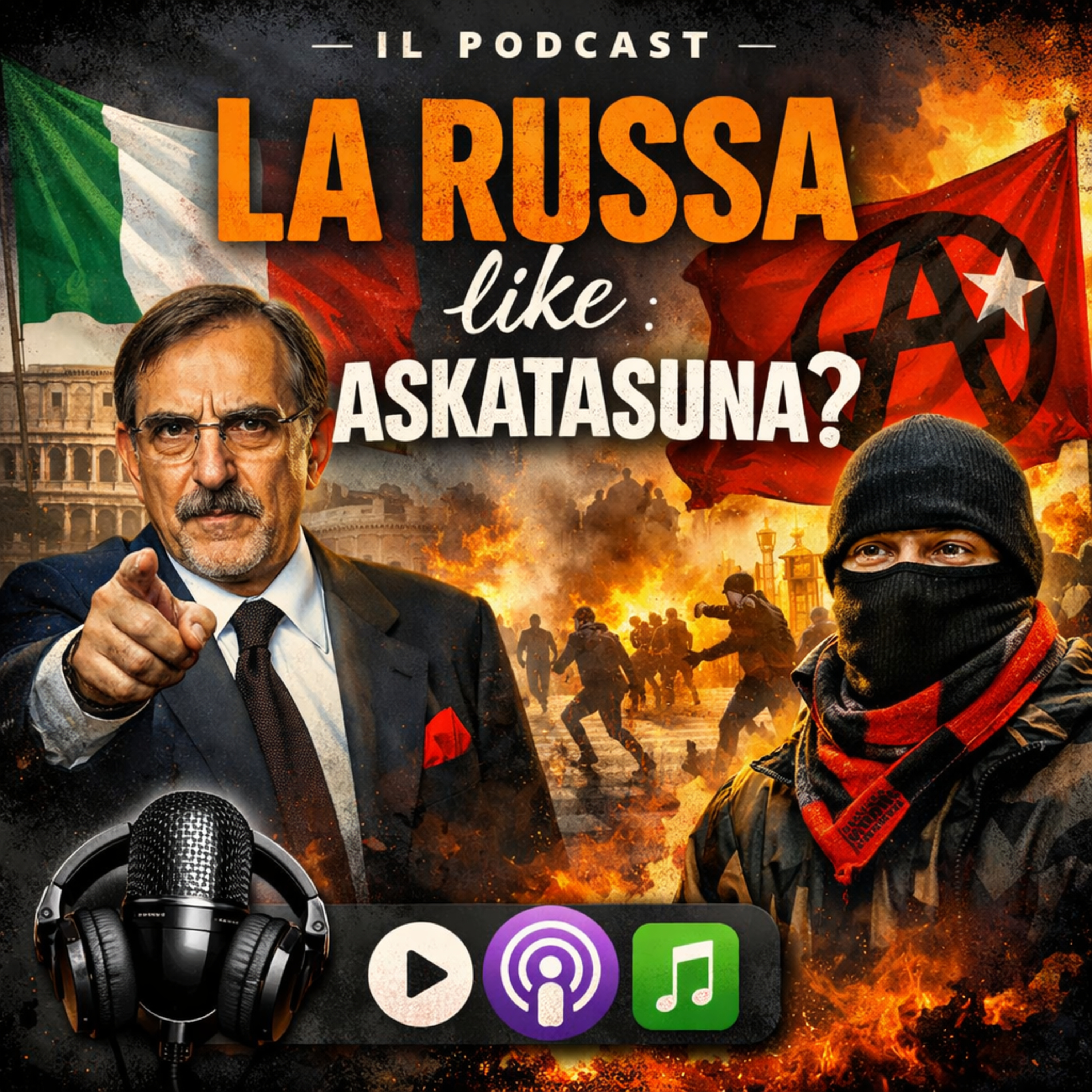 Odifreddi fa sclerare Parenzo: La Russa come Askatasuna?