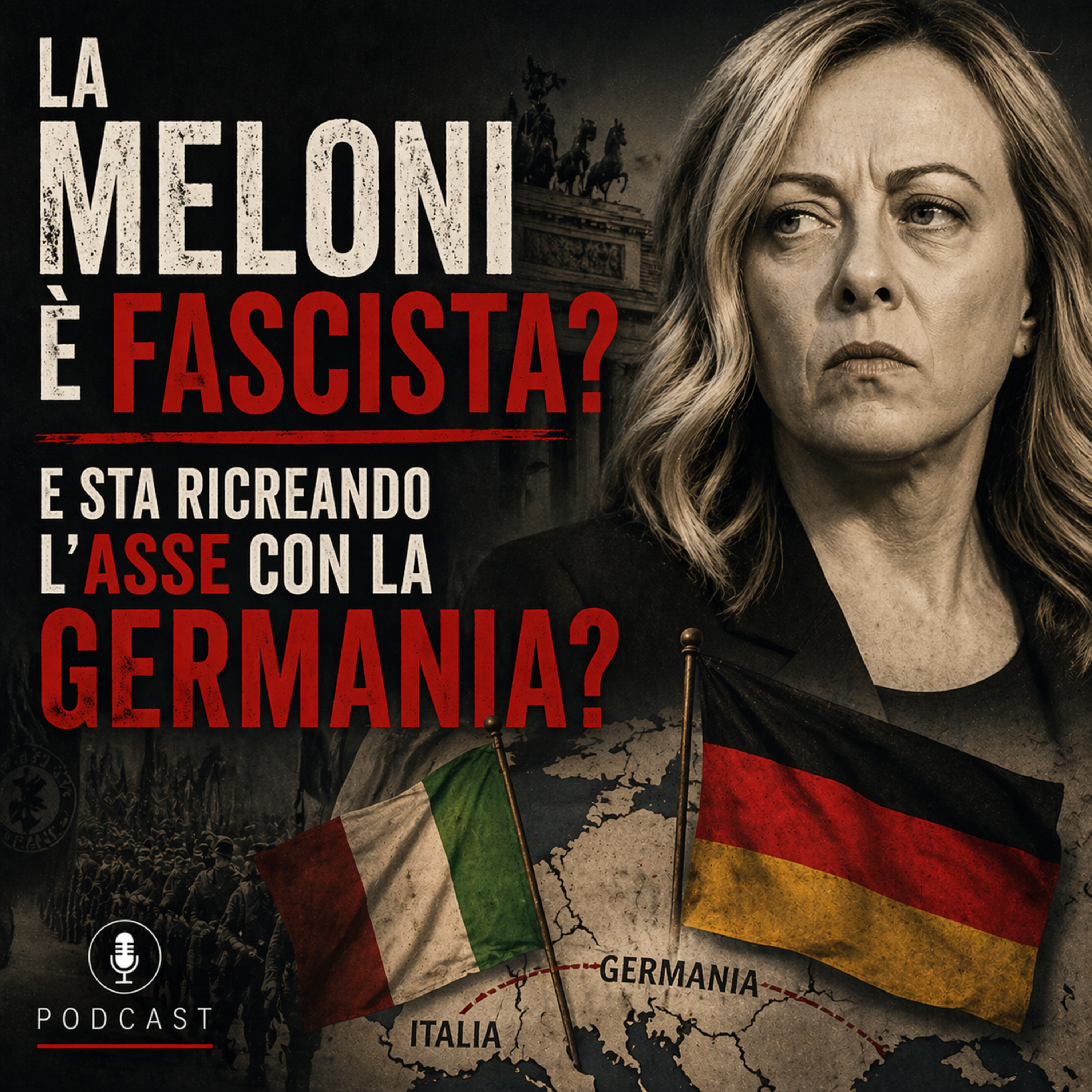 Odifreddi da Parenzo: la Meloni è fascista? e sta ricreando l'Asse con la Germania?