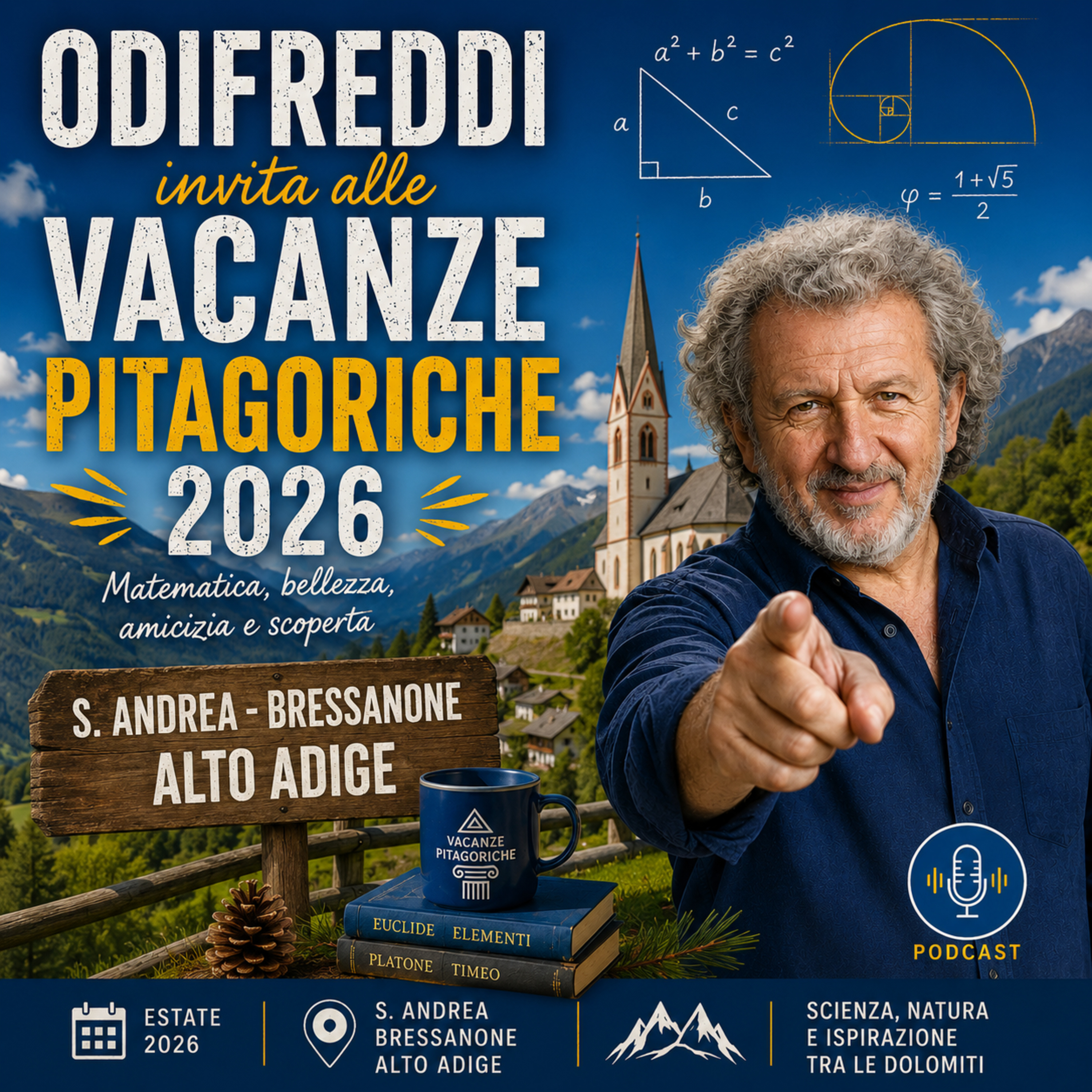 Odifreddi invita alle Vacanze Pitagoriche 2026