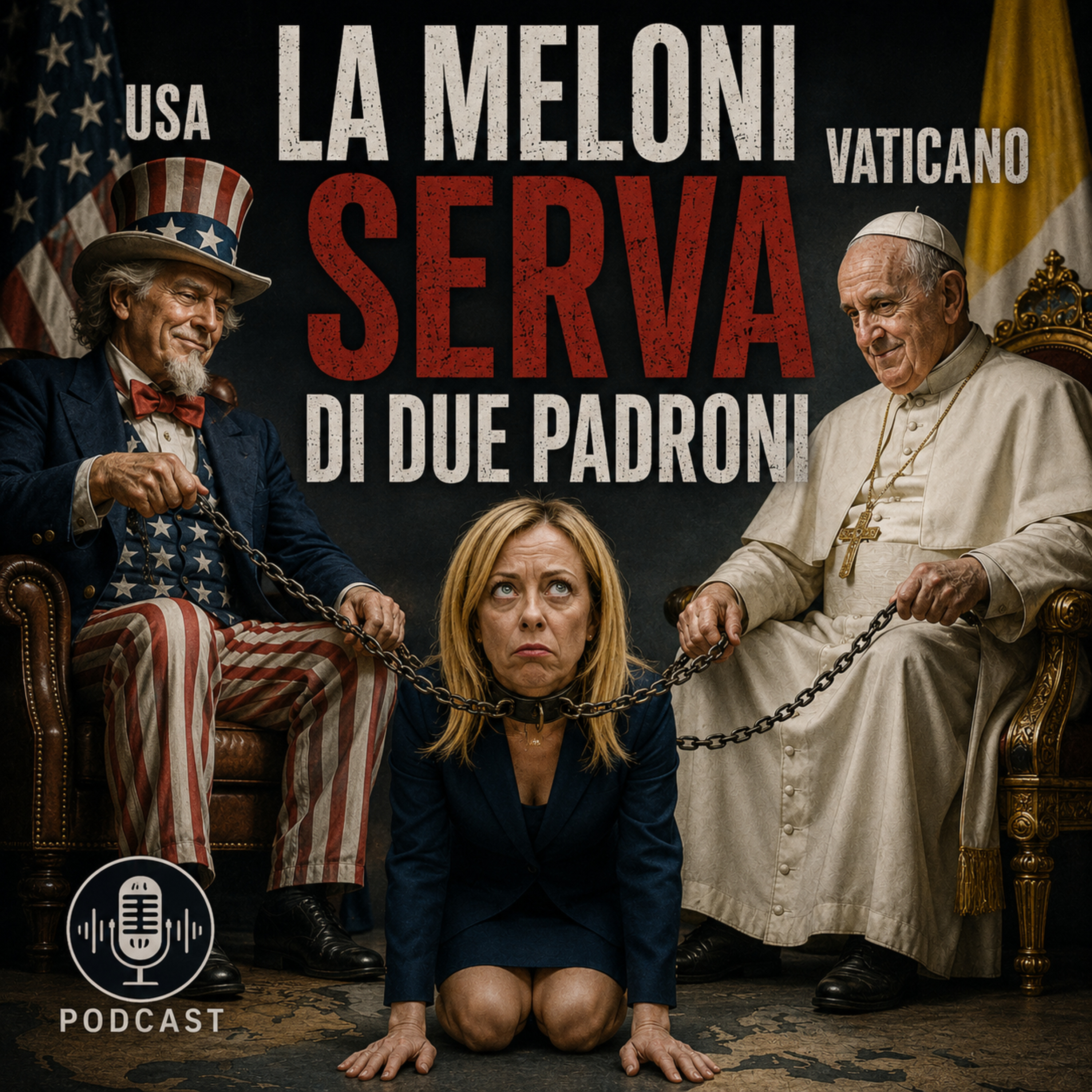 Odifreddi da Parenzo: la Meloni serva di due padroni (Usa e Vaticano)