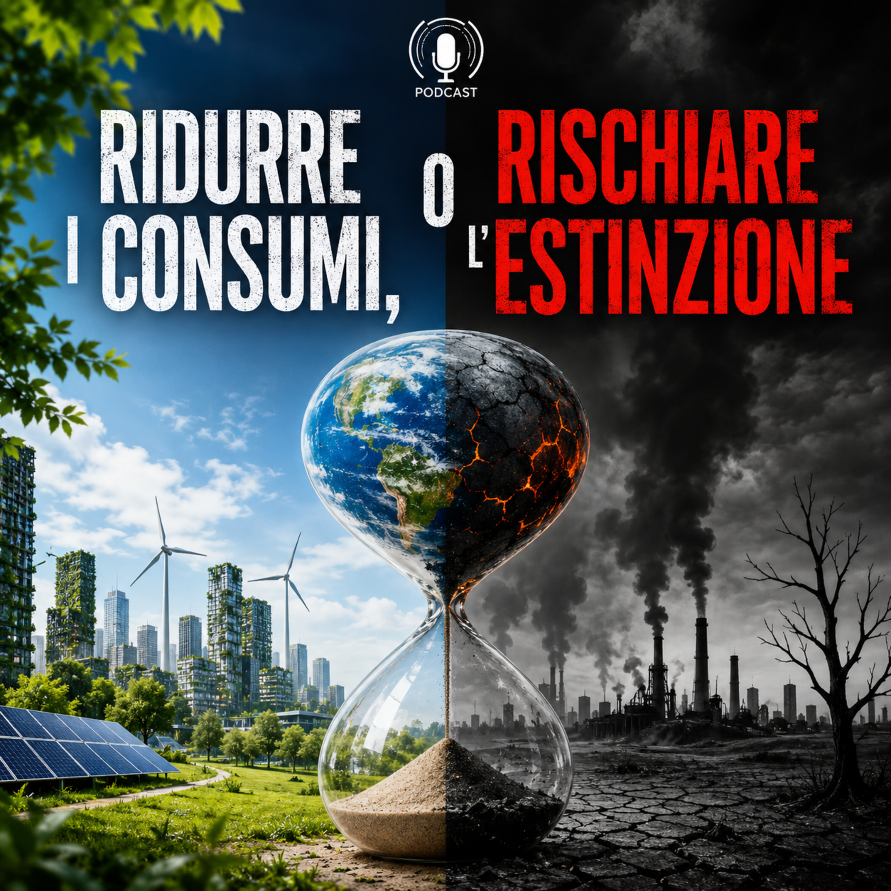  Odifreddi a 4 di Sera: ridurre i consumi, o rischiare l'estinzione episode artwork