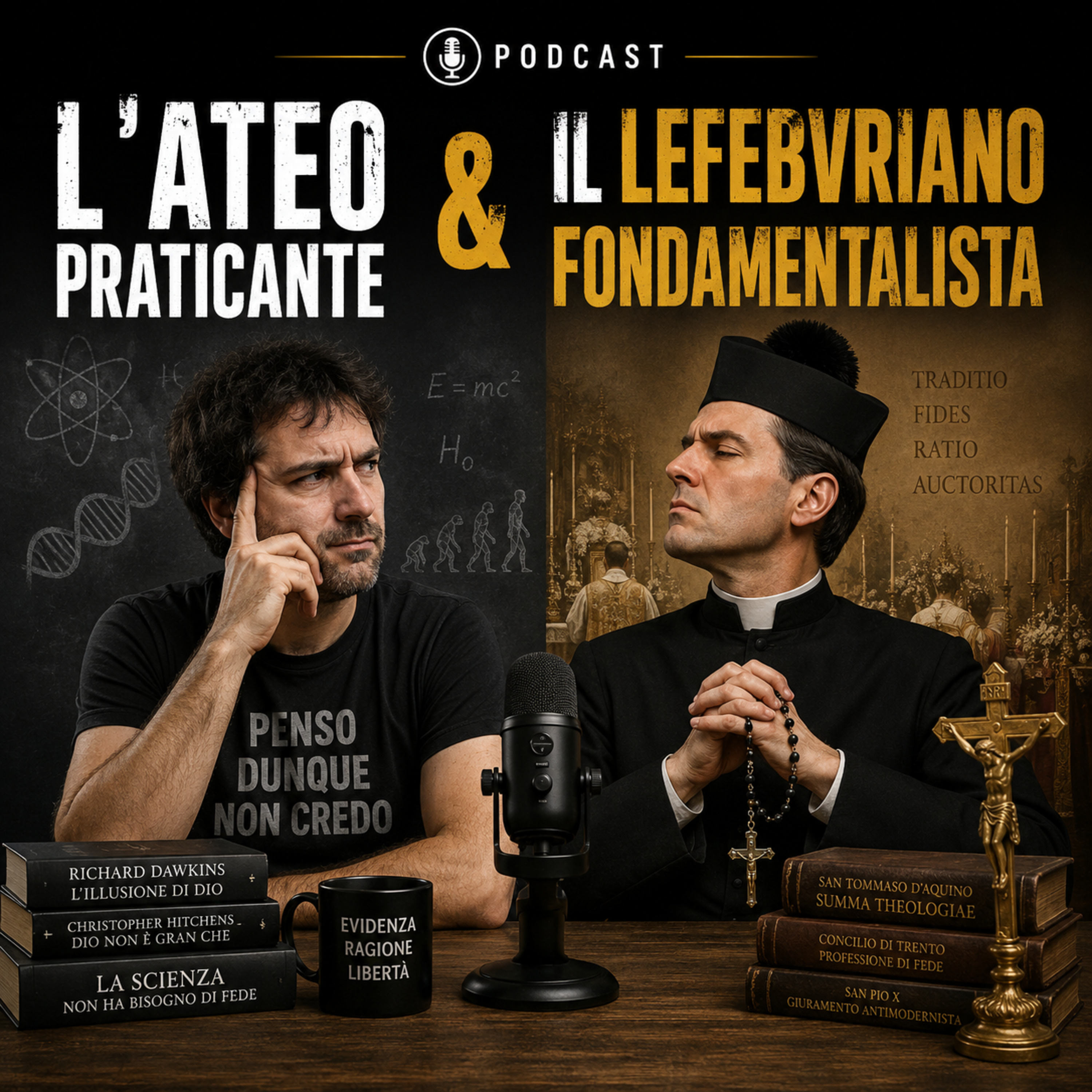 Odifreddi da Parenzo: l'ateo praticante e il lefebvriano fondamentalista episode artwork