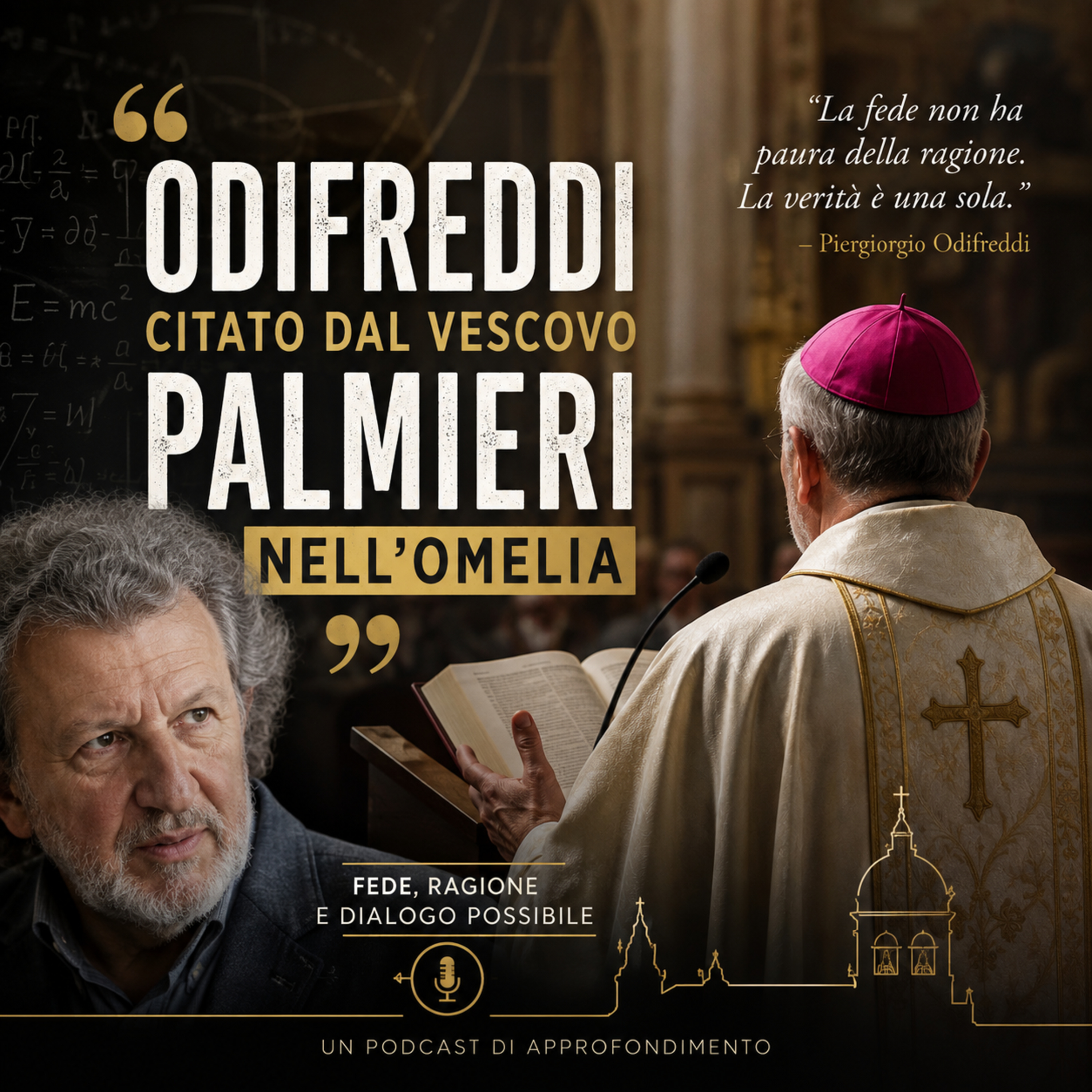  Odifreddi citato dal vescovo Palmieri nell'omelia episode artwork
