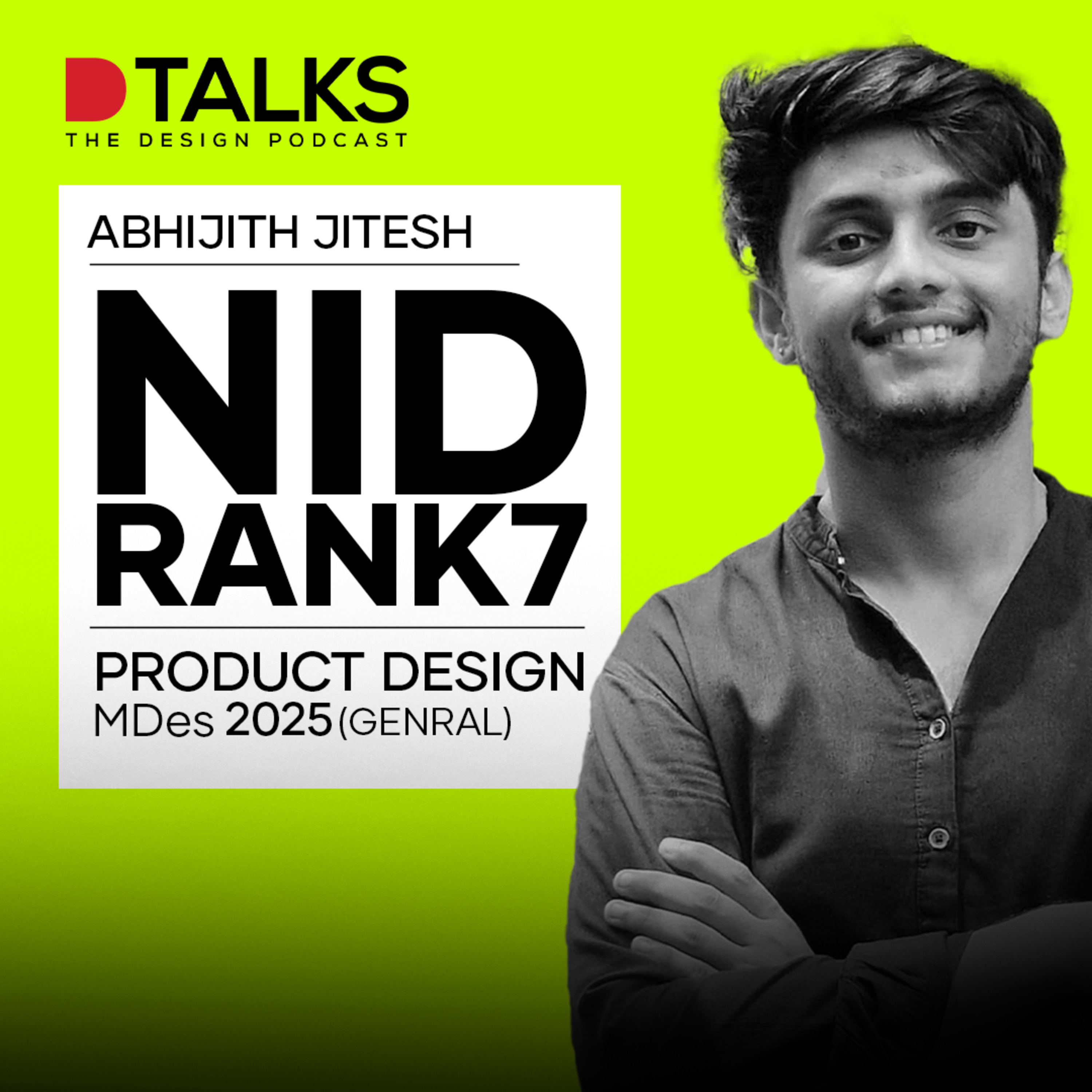 NID AIR 7 | M.Des Product Design | Abhijith Jitesh