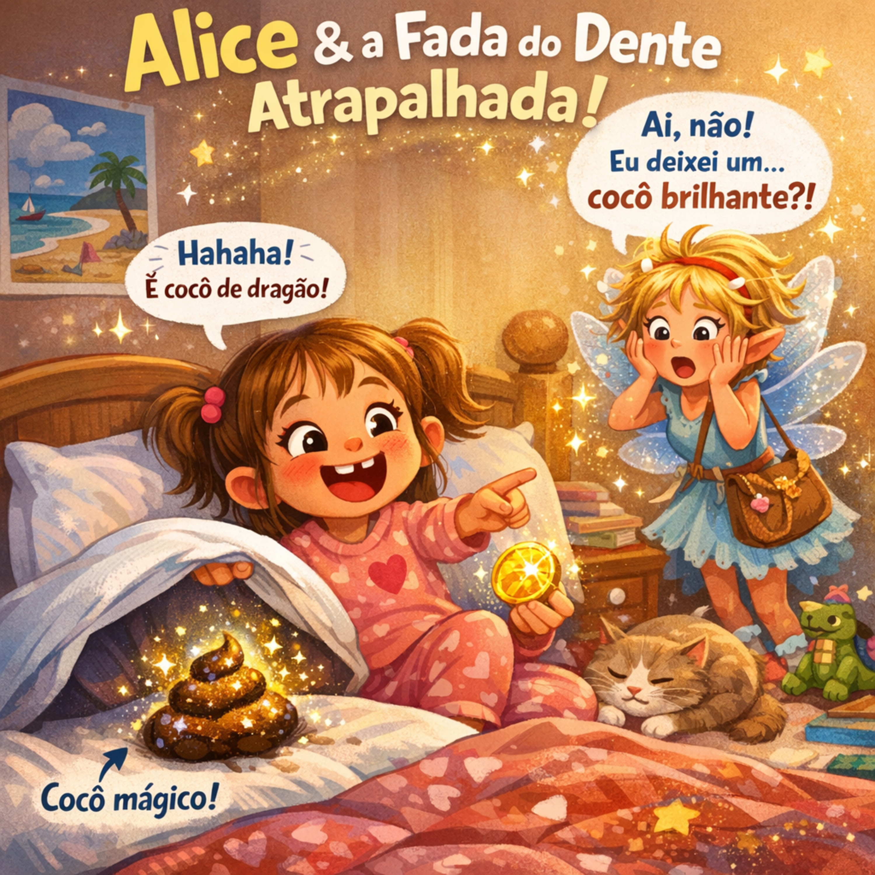 A fada atrapalhada - Histórias personalizadas 