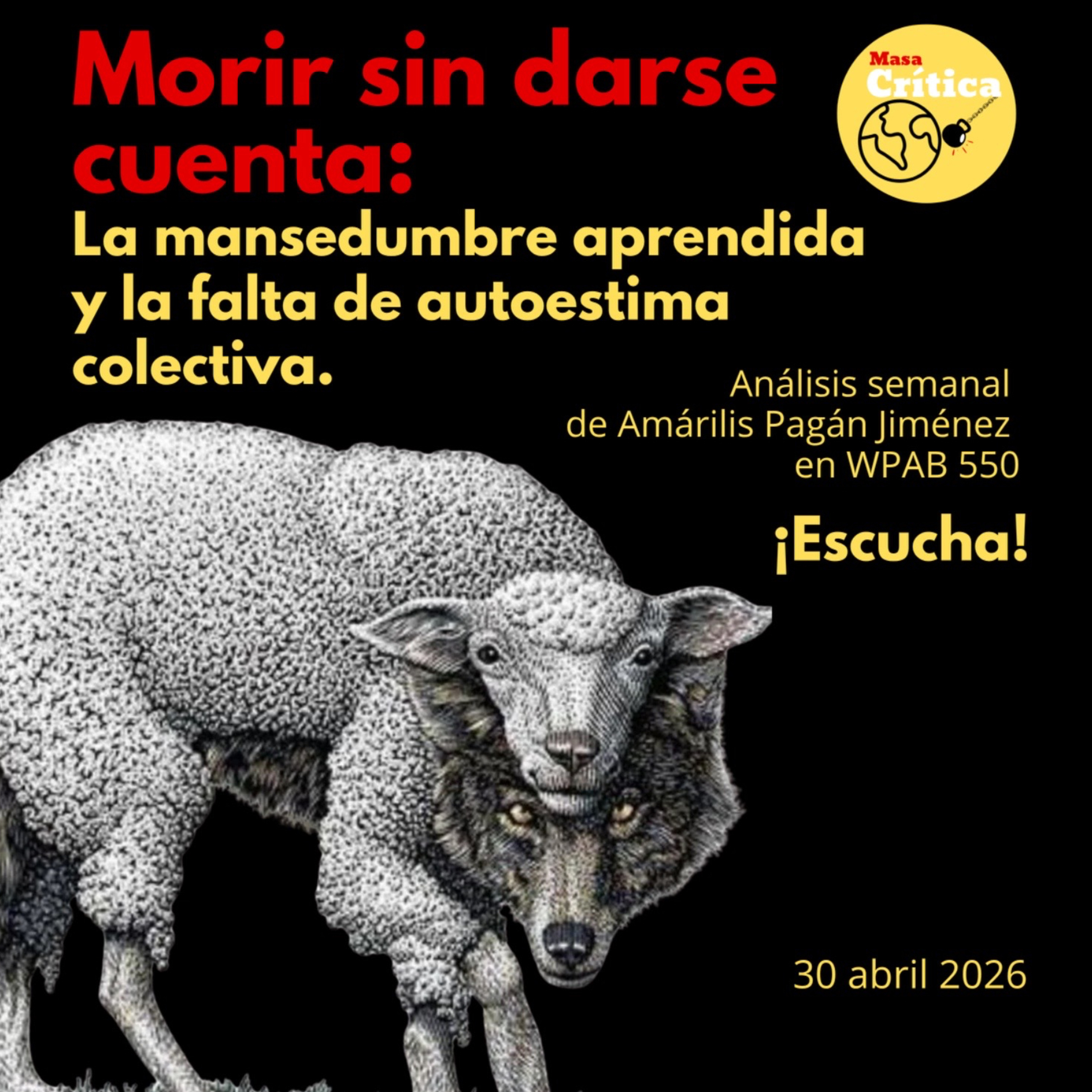 Portada de Masa Crítica- Amárilis Pagán Jiménez