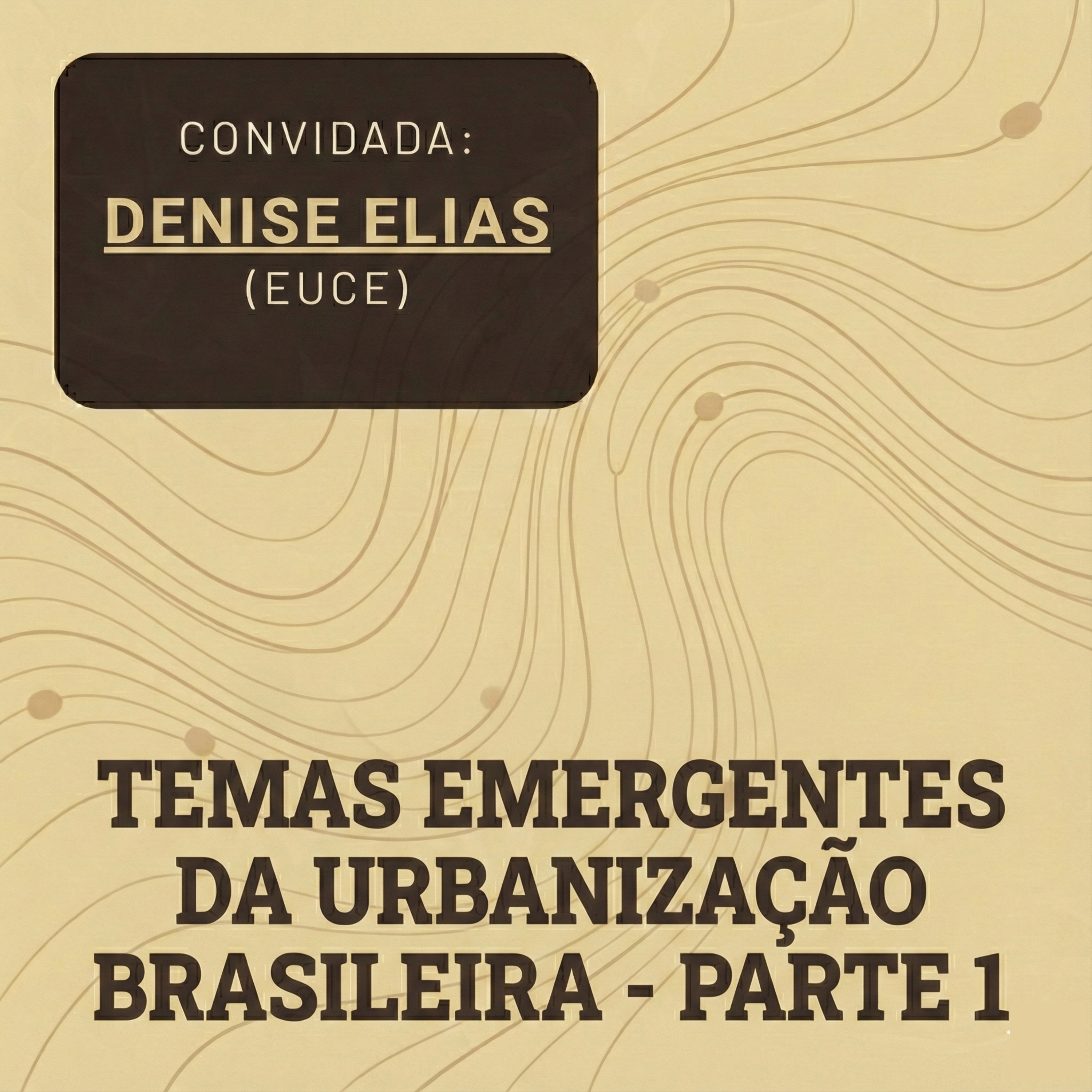 Temas emergentes da urbanização brasileira - parte 1 (Convidada: Denise Elias) episode artwork