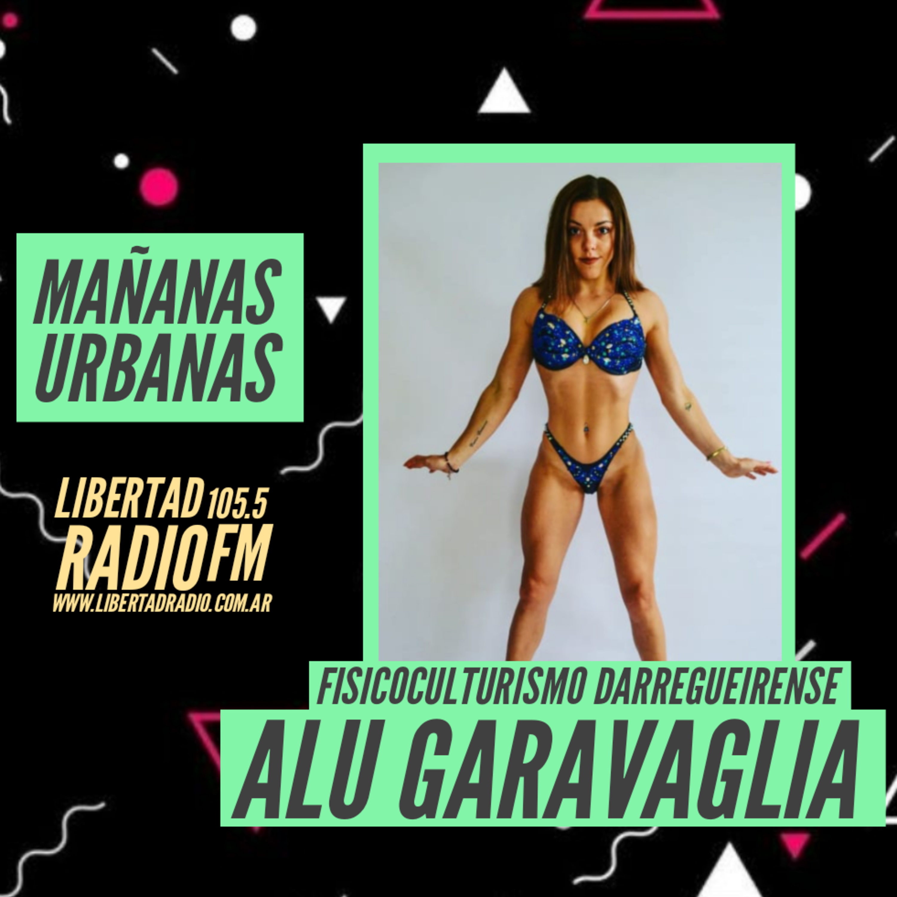 Alu Garavaglia- Darregueirense Campeona en 2 categorías de fisicoculturismo 