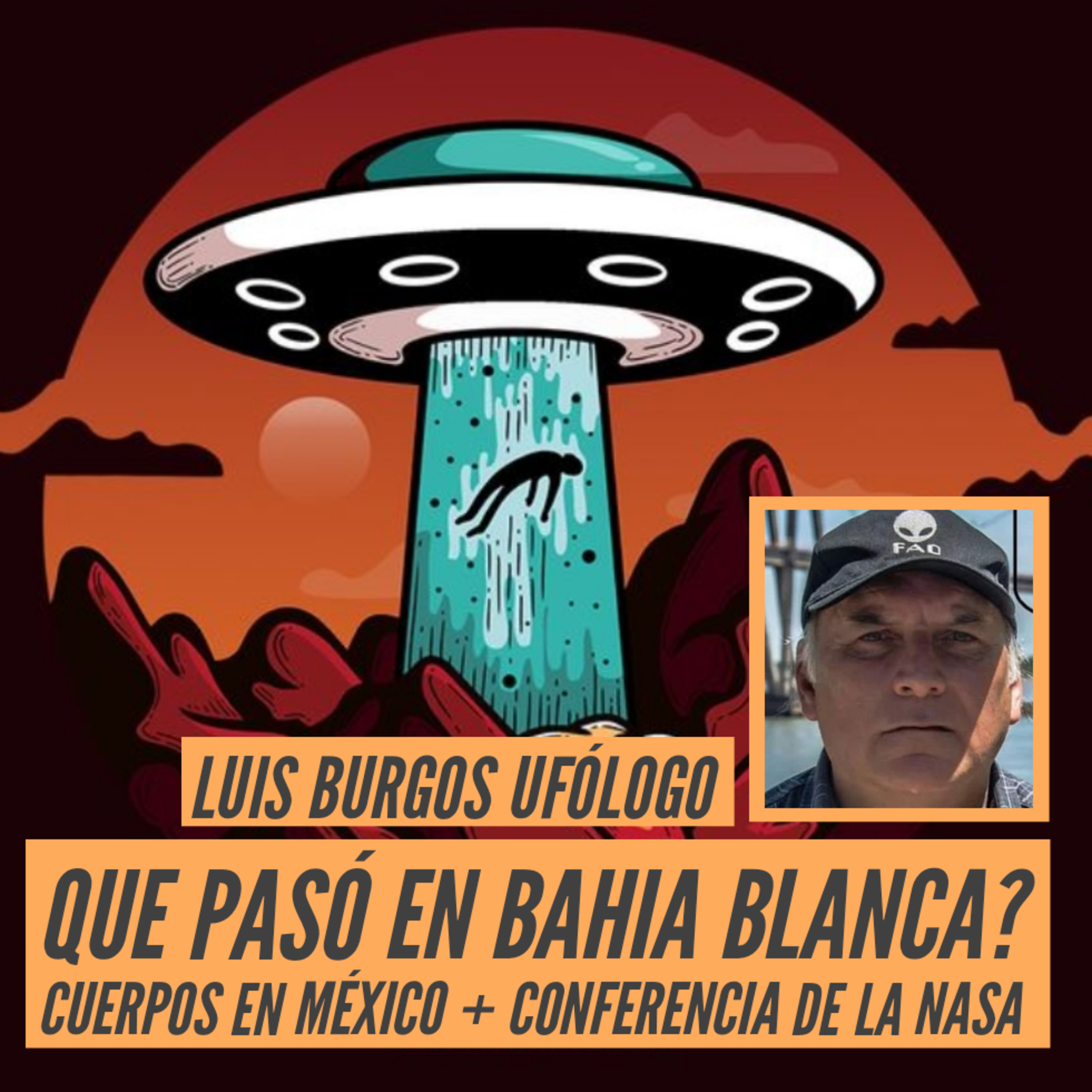Julio Burgos - Ovnis en Bahía Blanca ? + Cuerpos de México  episode artwork
