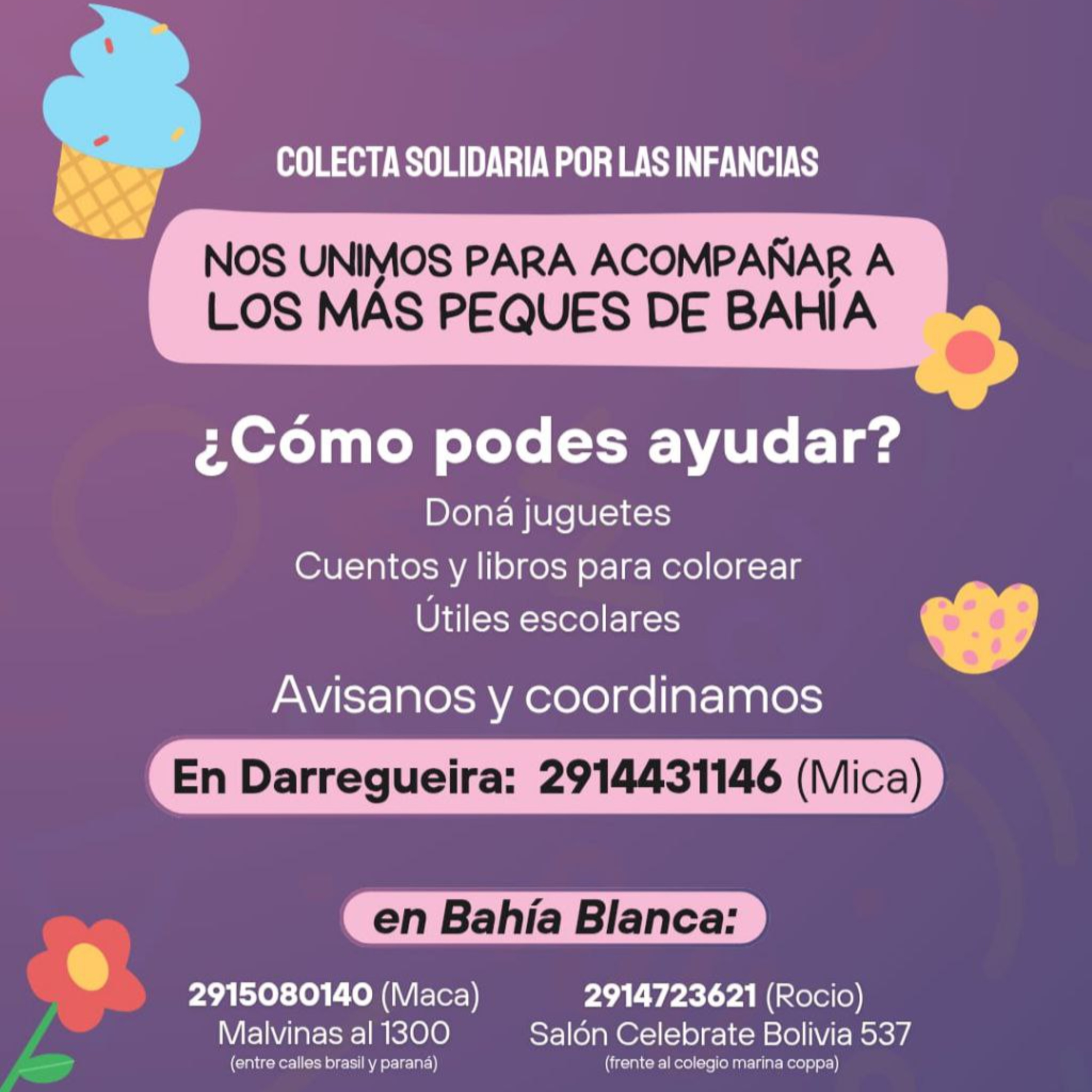 Colecta solidaria por las infancias organizada por Sinergia - #UNMICPROPIO episode artwork