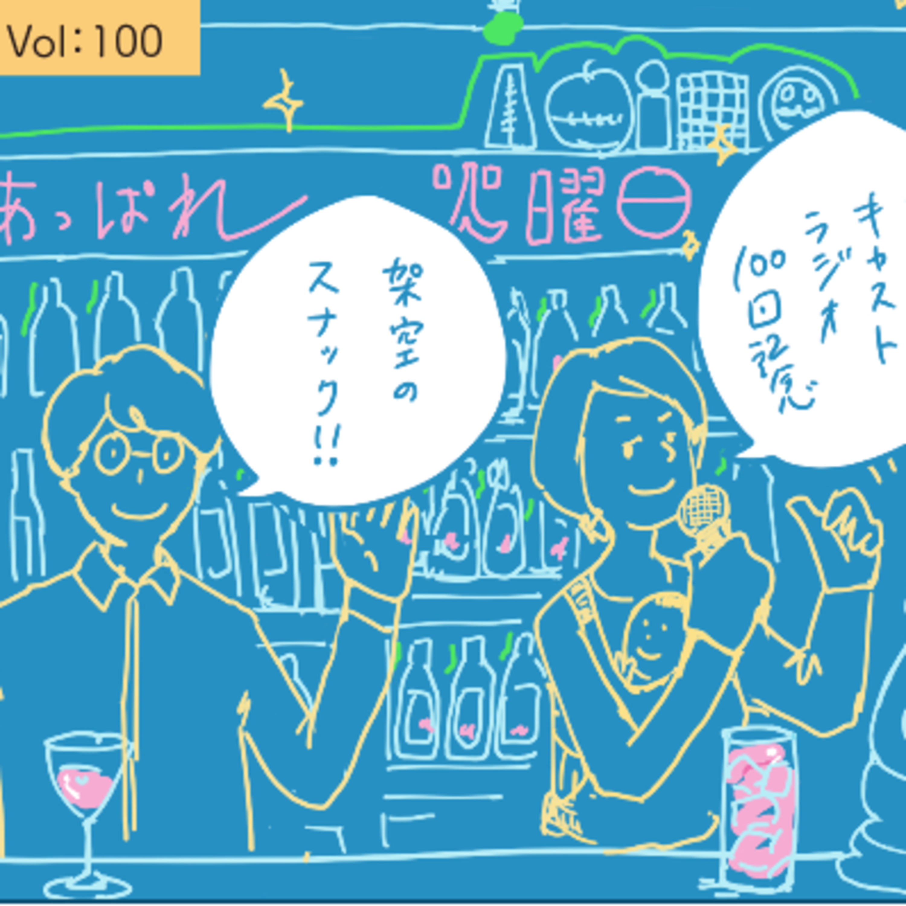 vol.100 Podcastラジオを3年続けて見えてきたもの・・・の巻 episode artwork