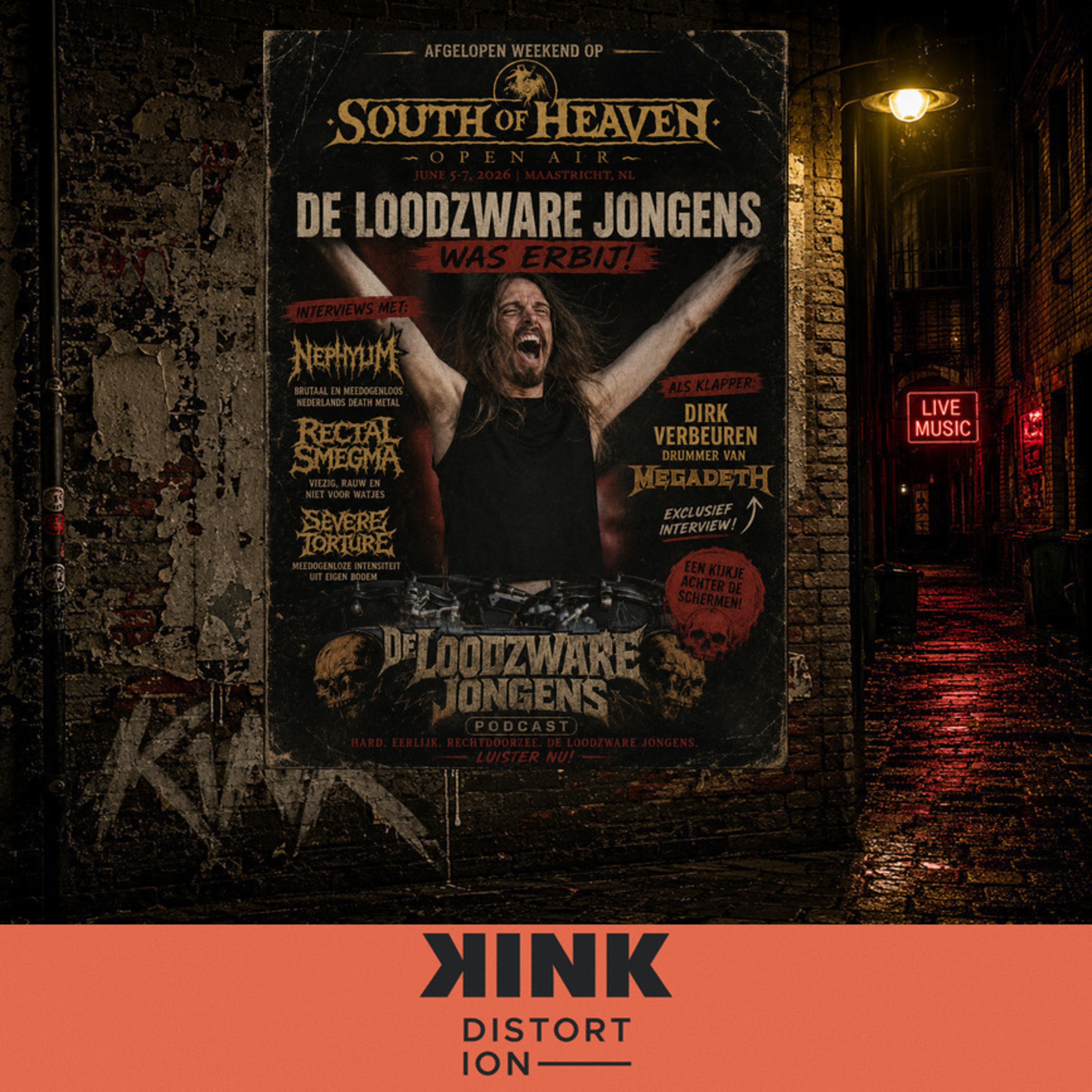 De Loodzware Jongens XL: SOUTH OF HEAVEN Festival 2026 episode artwork
