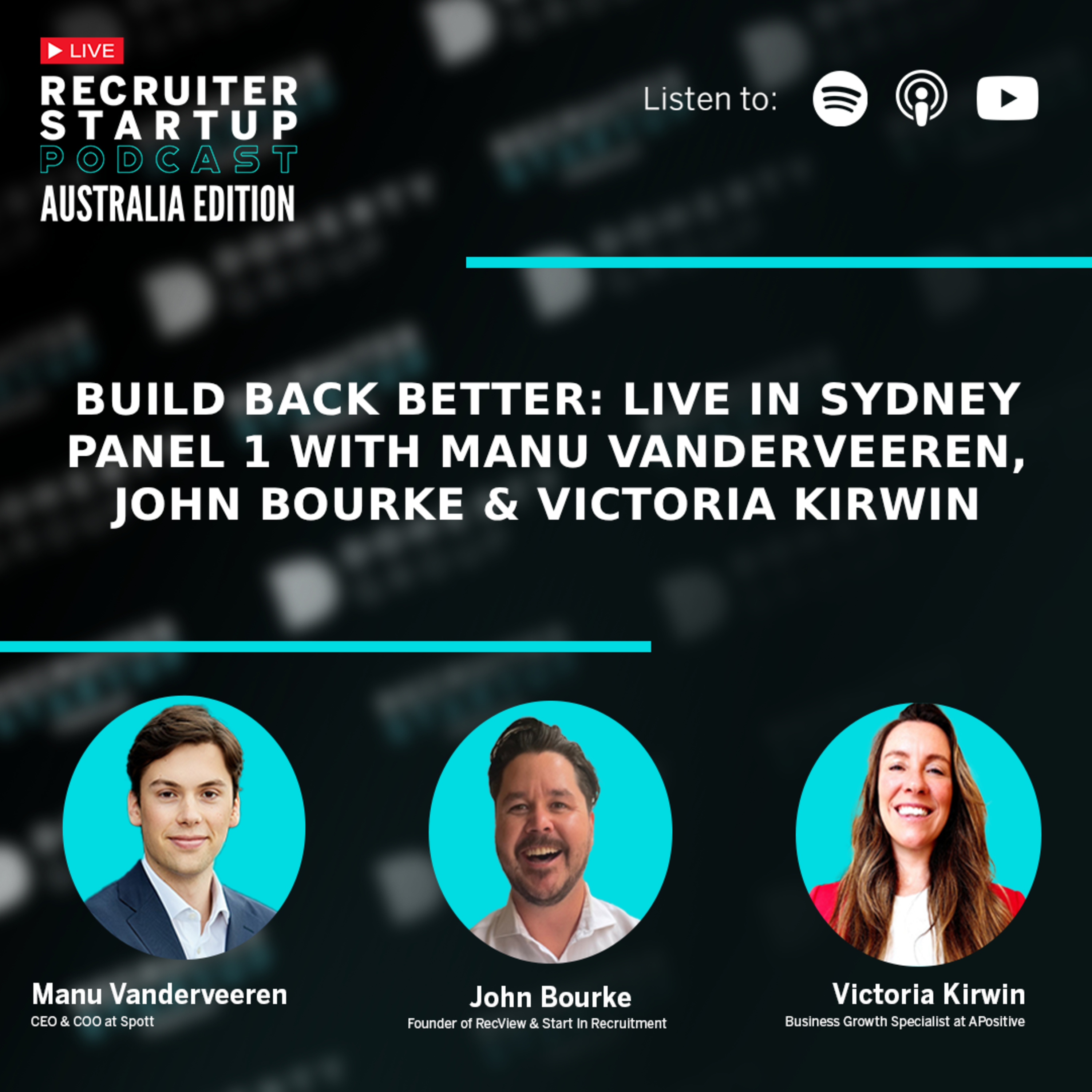 Recruiter Startup - Recruitment Podcast - Hosted by Dualta Doherty