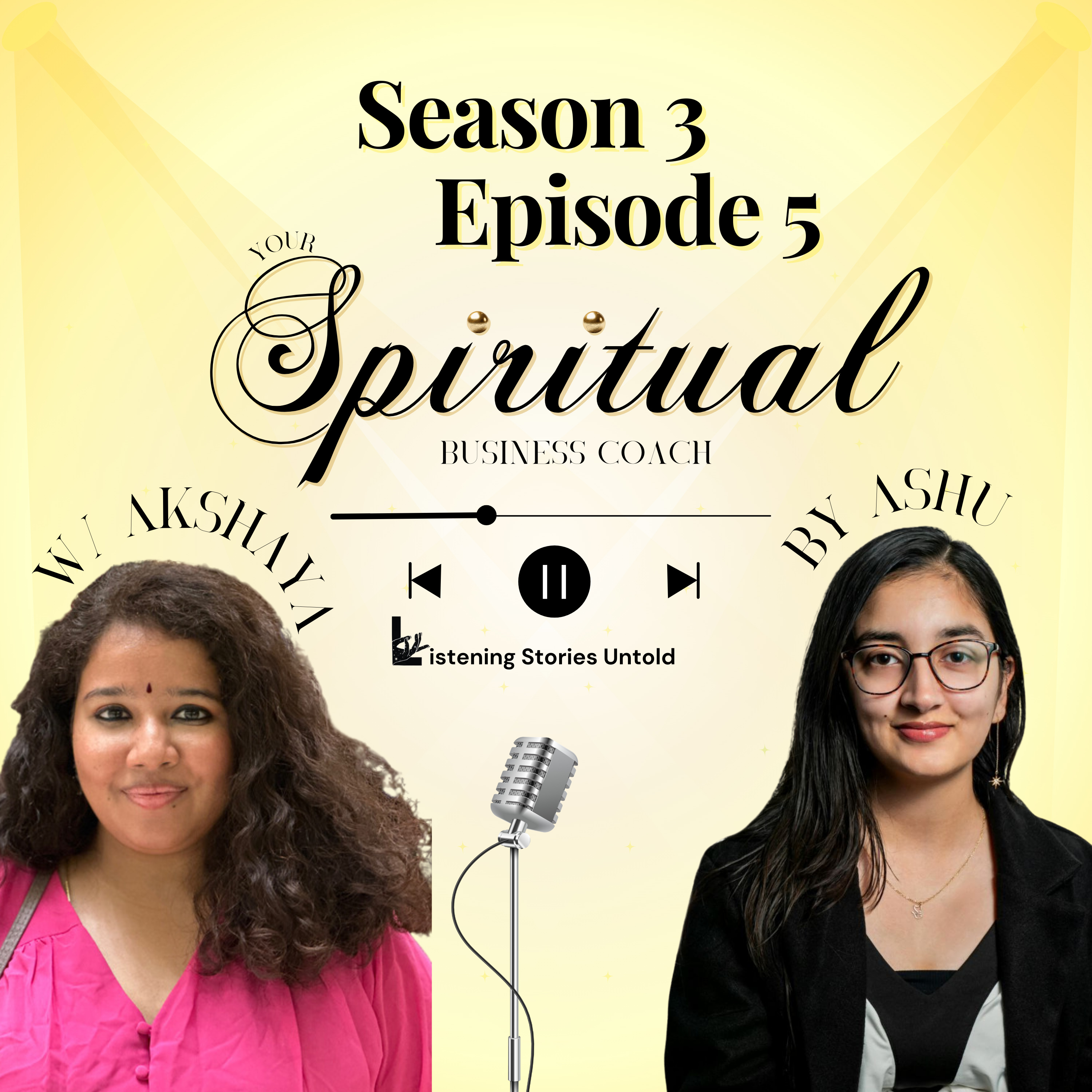 cover of episode S3E5: [Client Success Story] How I helped my client release her Inner Wildcat & create uncensored content w/ Akshaya