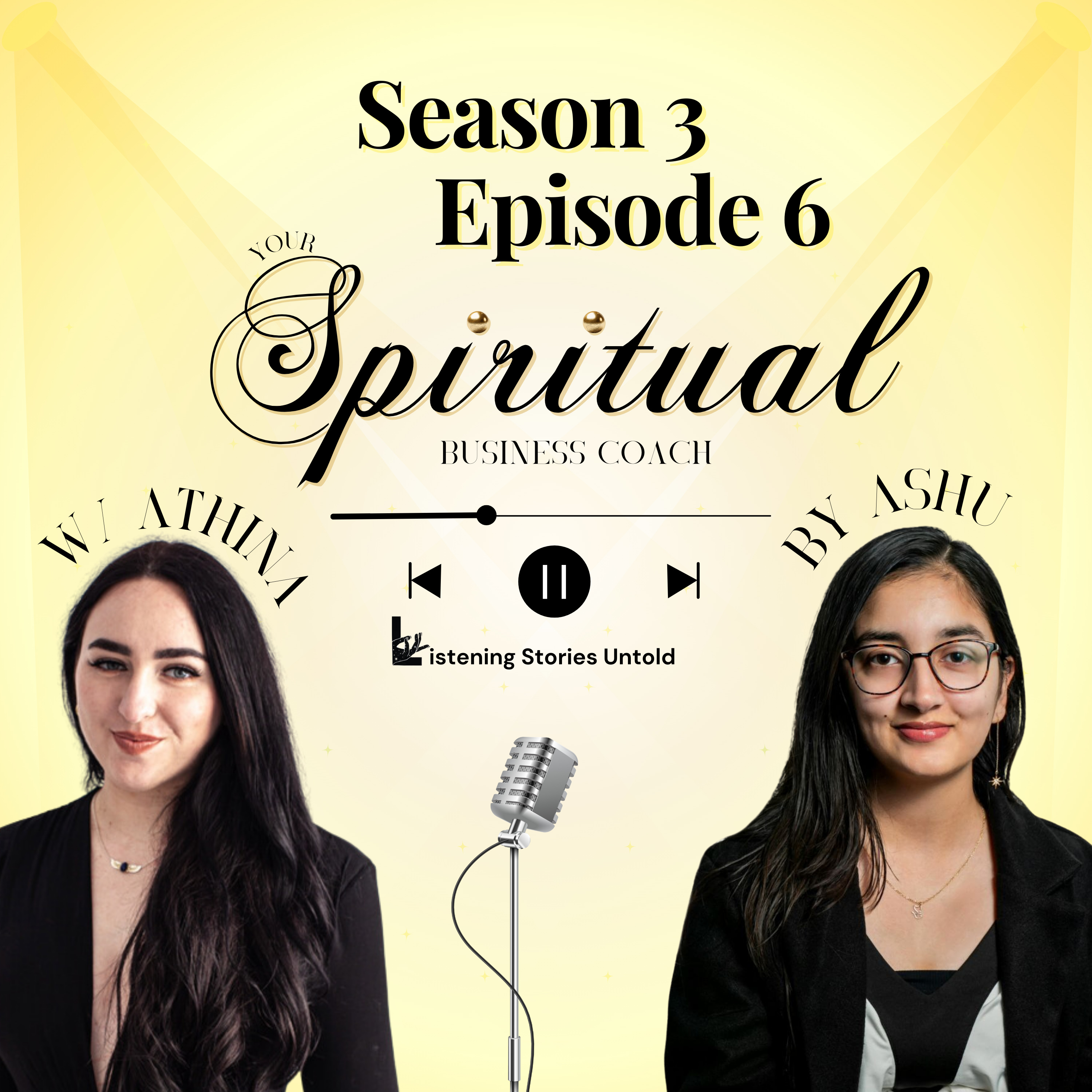 cover of episode S3E6: [The Mystical Cat] How to run your business intuitively through channeling w/Athina