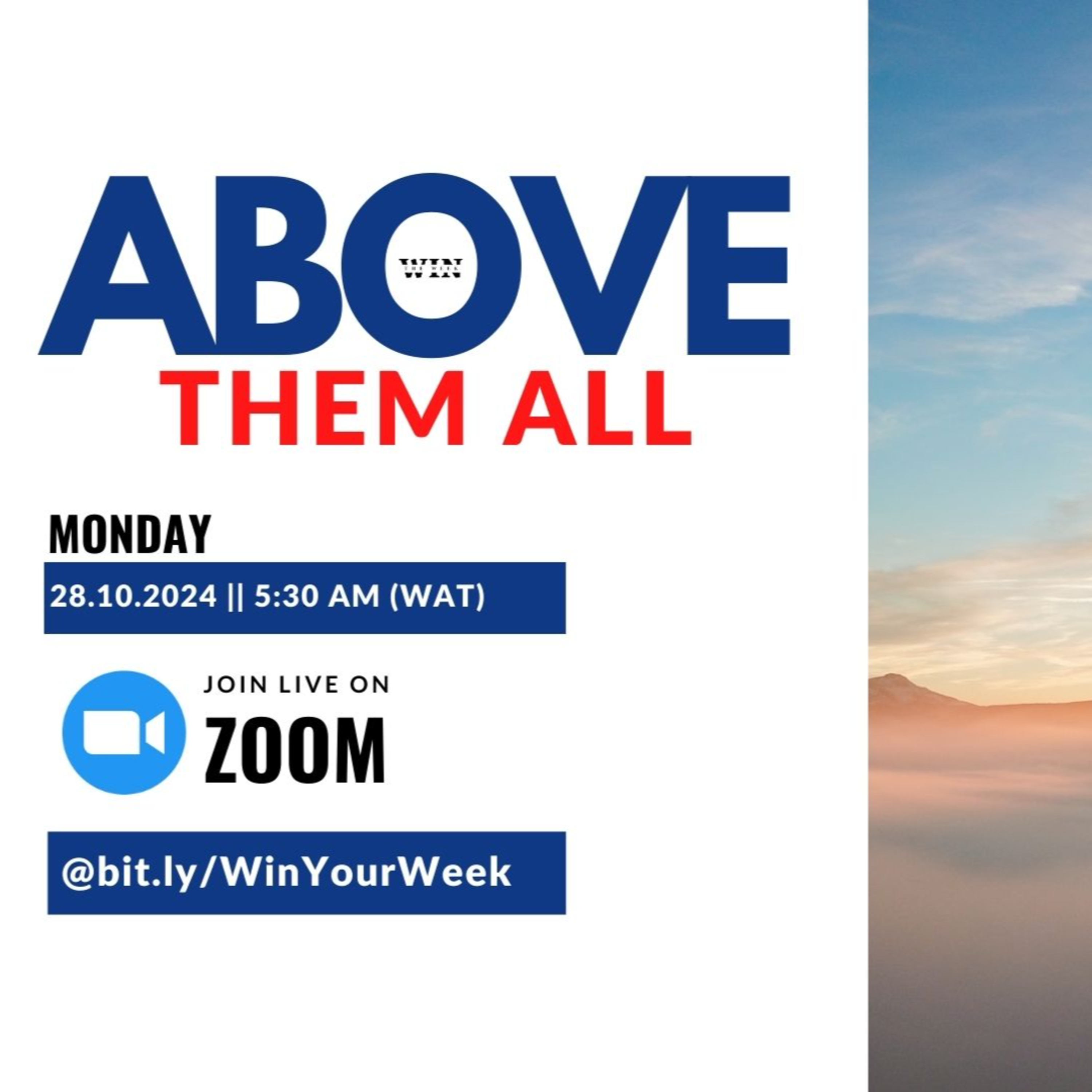 Above Them All #WinTheWeek 28102024 episode artwork