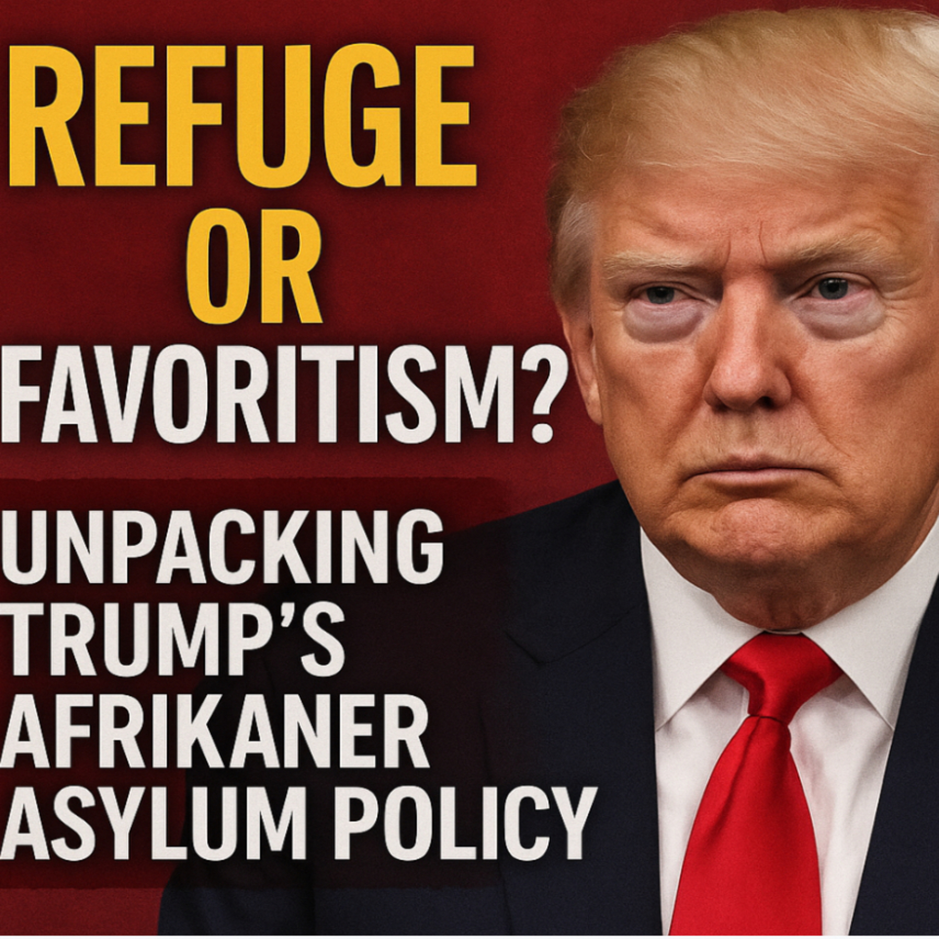 Refuge or Favoritism? Unpacking Trump’s Afrikaner Asylum Policy