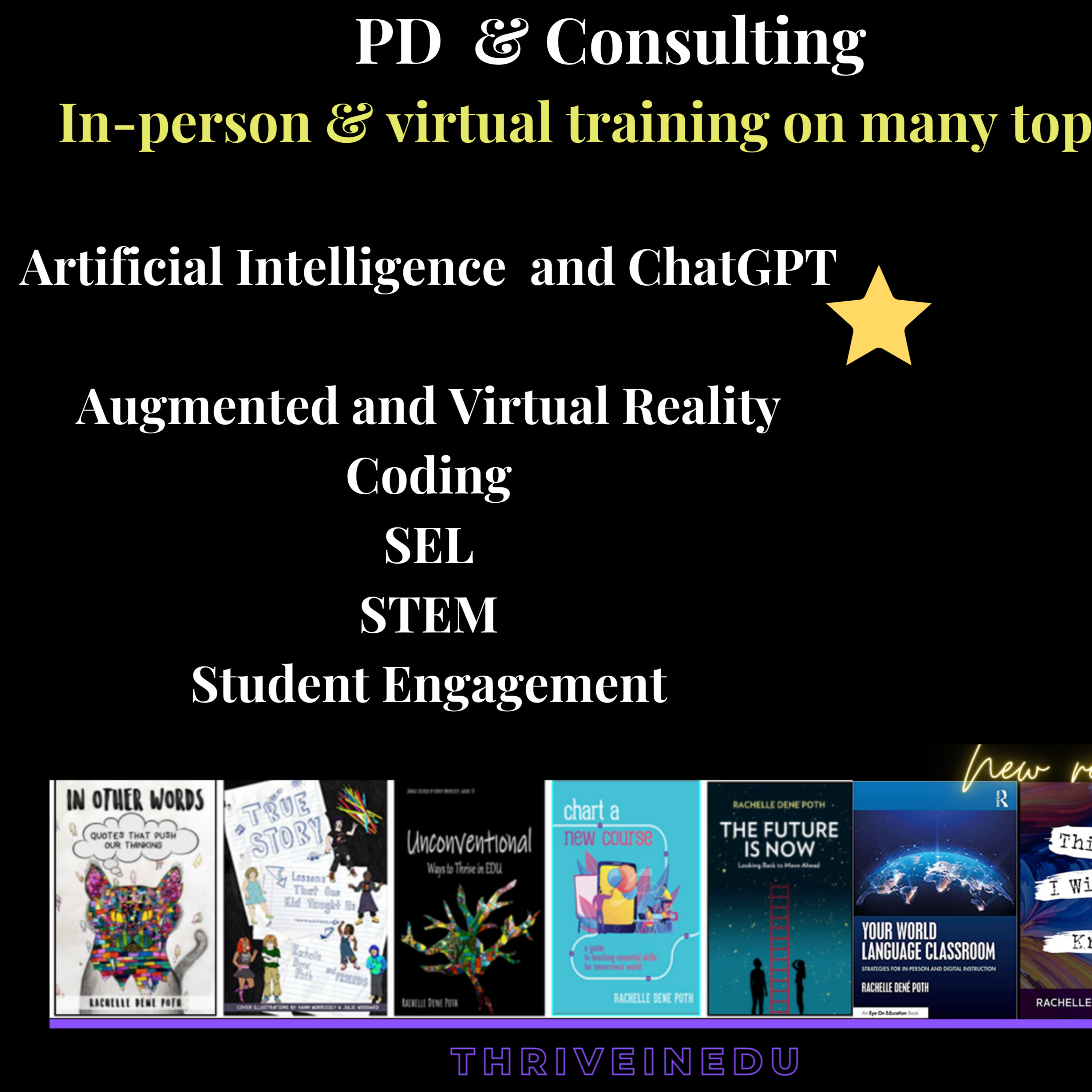 THRIVEinEDU by Dr. Rachelle Dené Poth @Rdene915