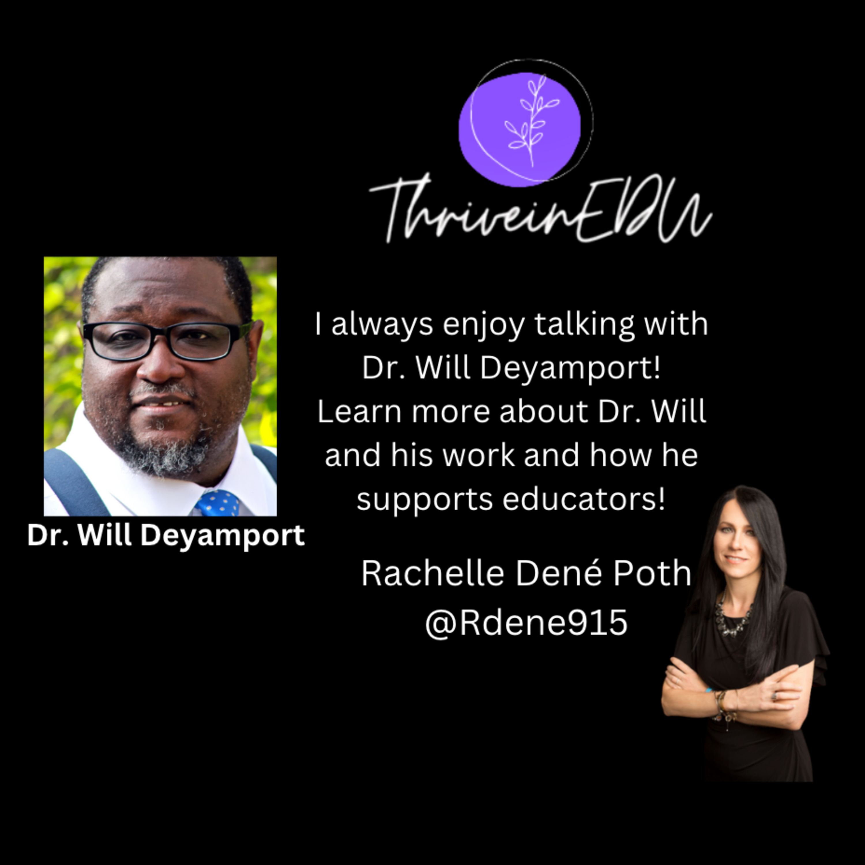 THRIVEinEDU by Dr. Rachelle Dené Poth @Rdene915