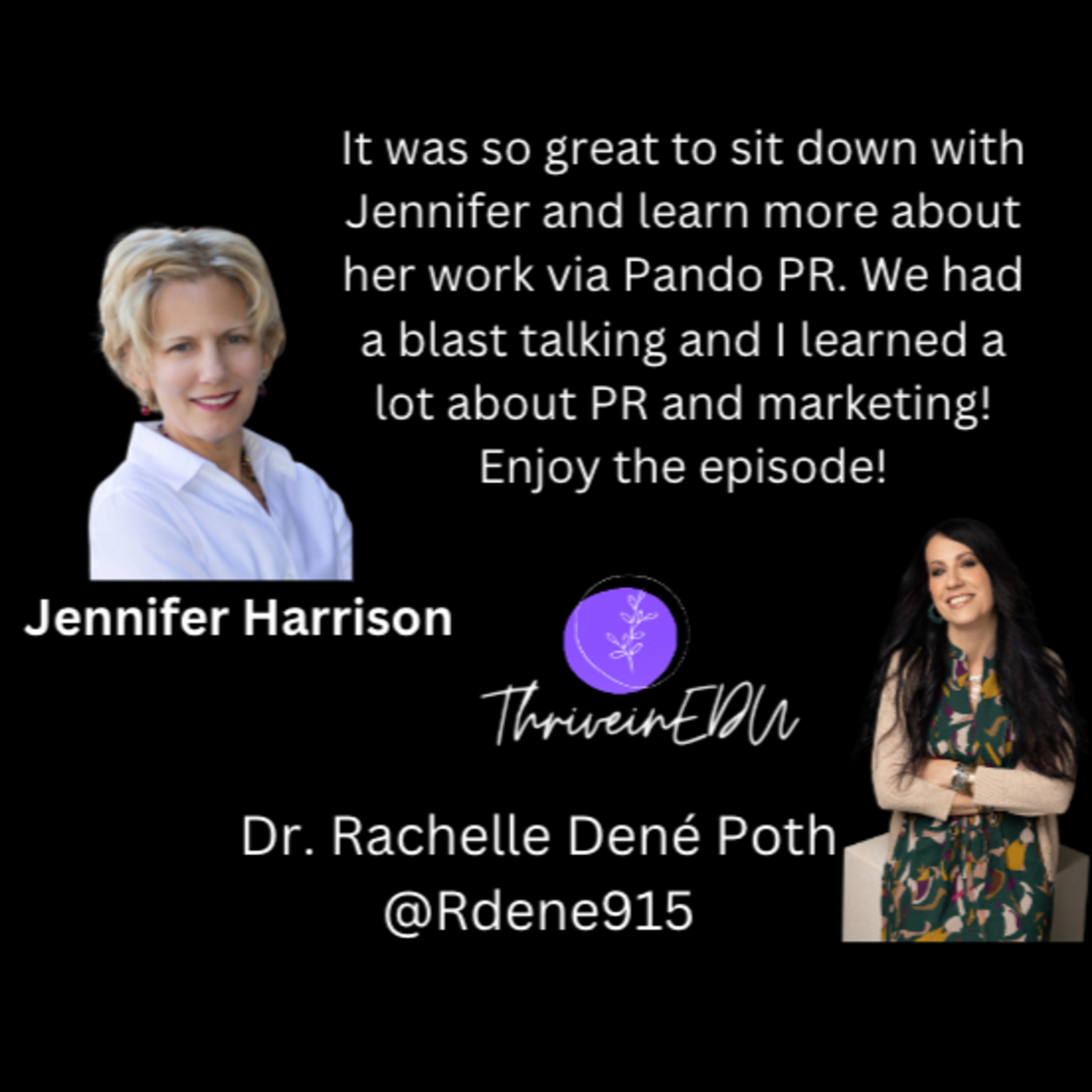 THRIVEinEDU by Dr. Rachelle Dené Poth @Rdene915