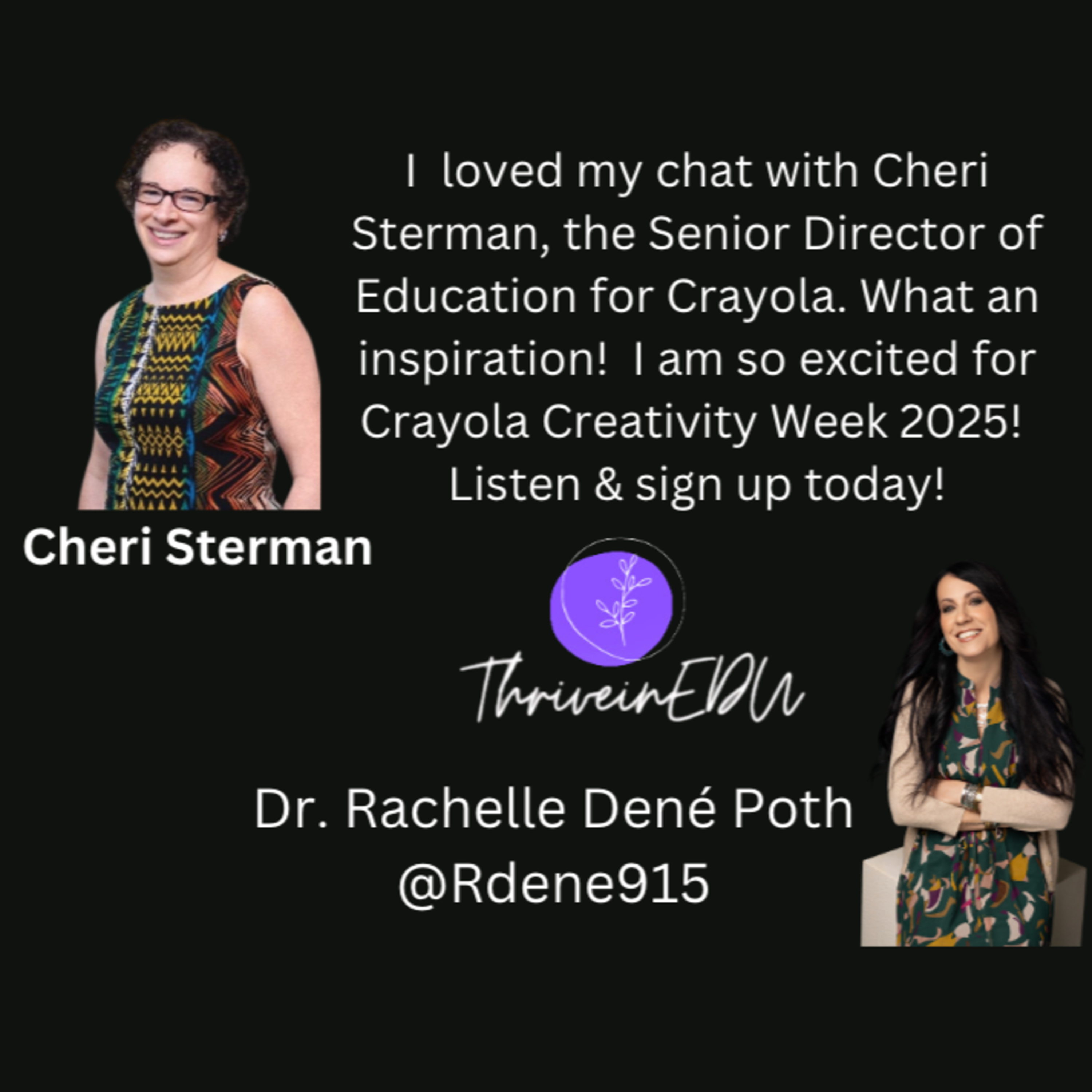 THRIVEinEDU by Dr. Rachelle Dené Poth @Rdene915
