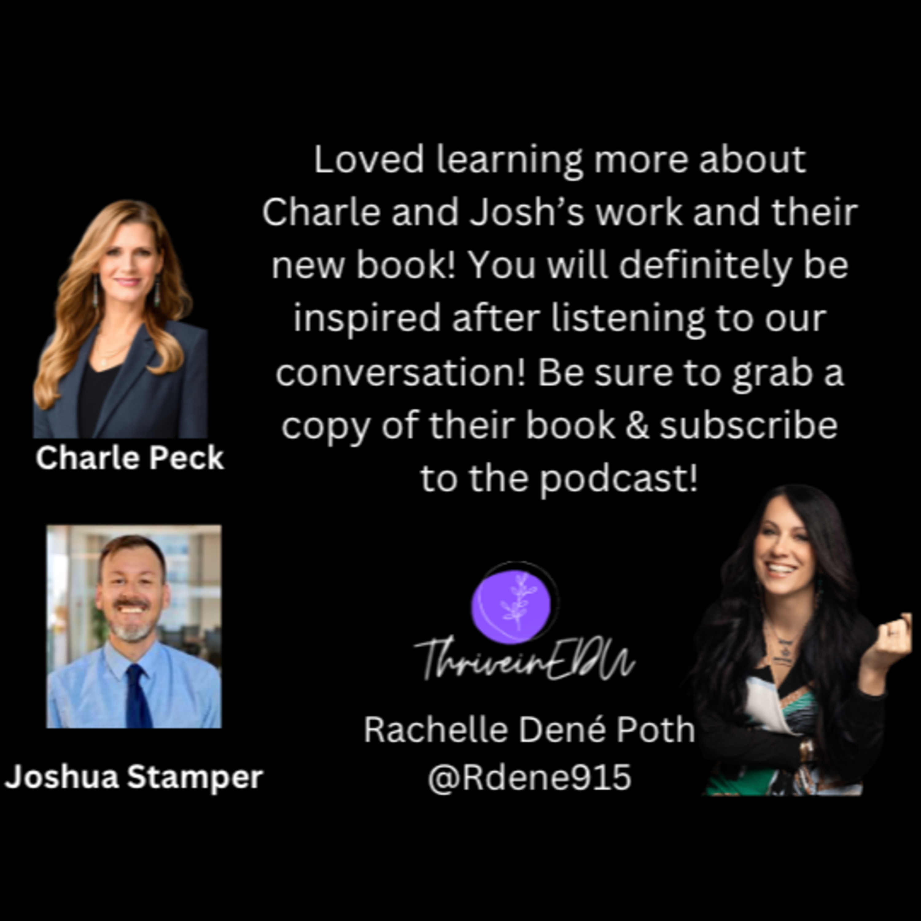 THRIVEinEDU by Dr. Rachelle Dené Poth @Rdene915