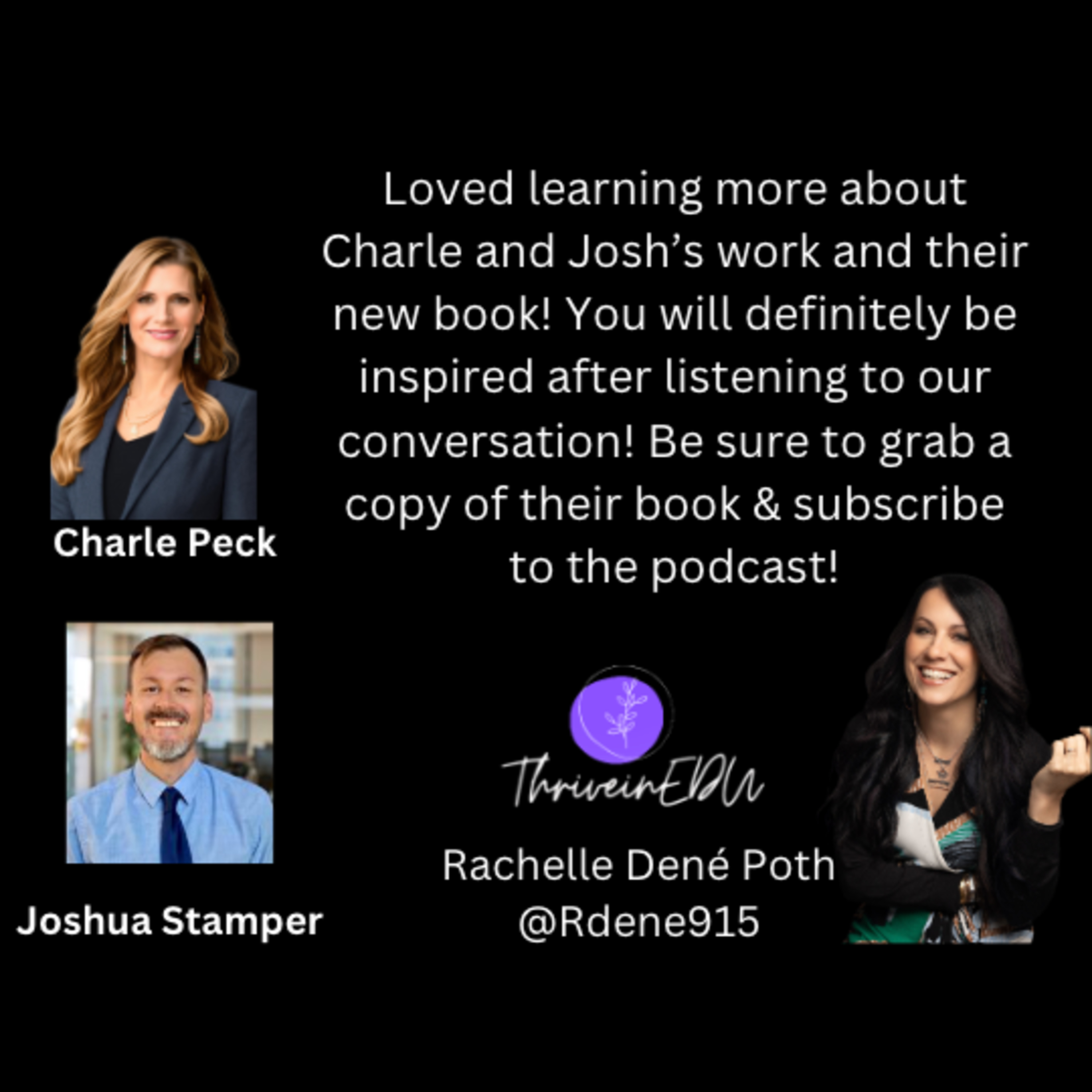 THRIVEinEDU by Dr. Rachelle Dené Poth @Rdene915