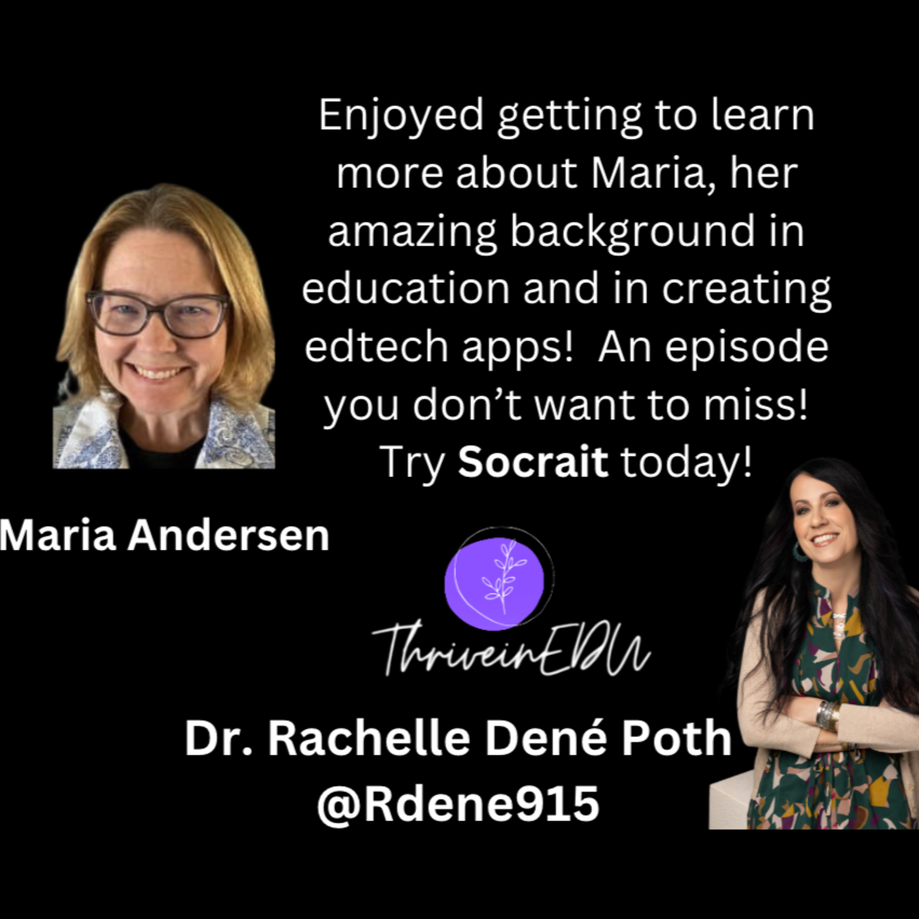 THRIVEinEDU by Dr. Rachelle Dené Poth @Rdene915