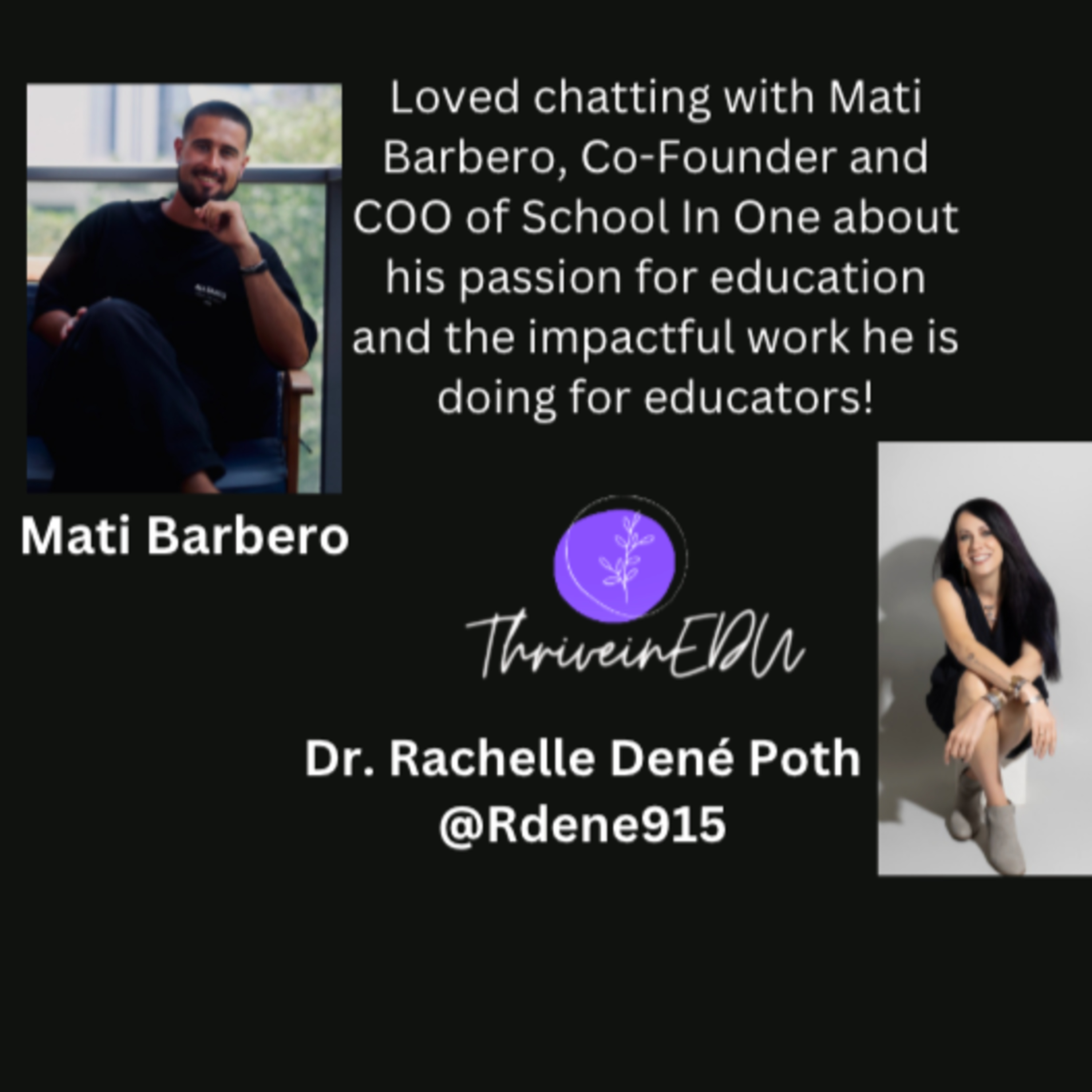 THRIVEinEDU by Dr. Rachelle Dené Poth @Rdene915