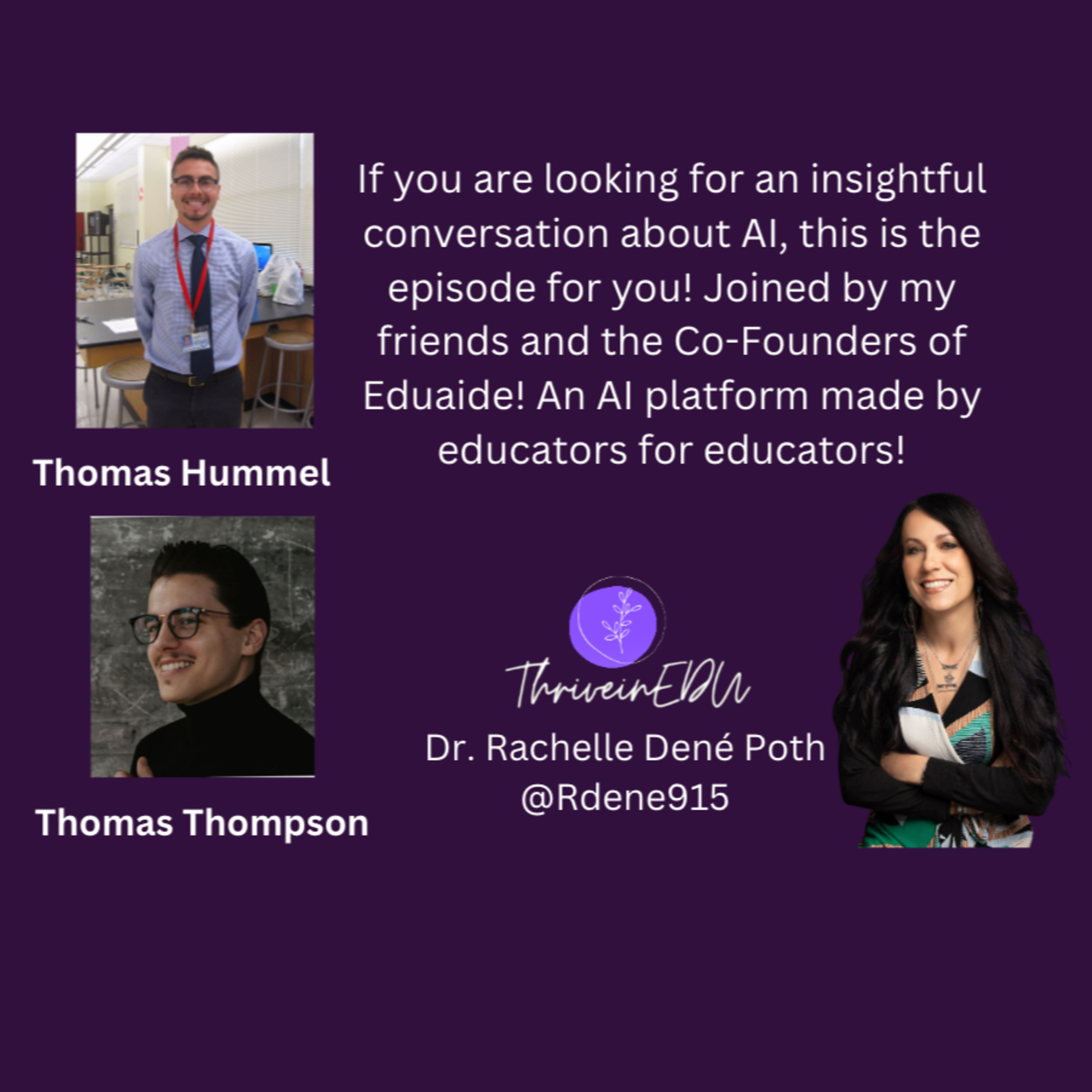 THRIVEinEDU by Dr. Rachelle Dené Poth @Rdene915