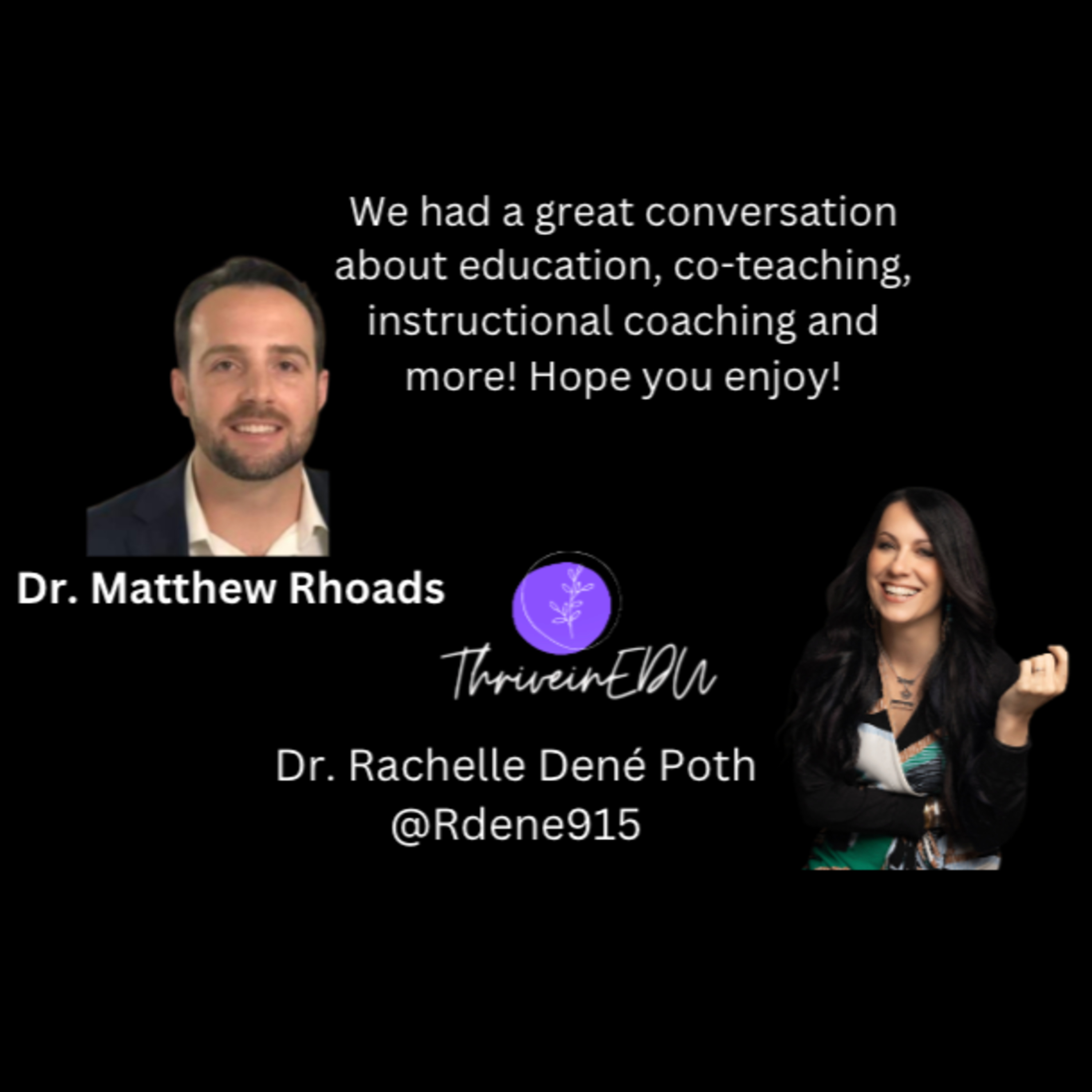 THRIVEinEDU by Dr. Rachelle Dené Poth @Rdene915