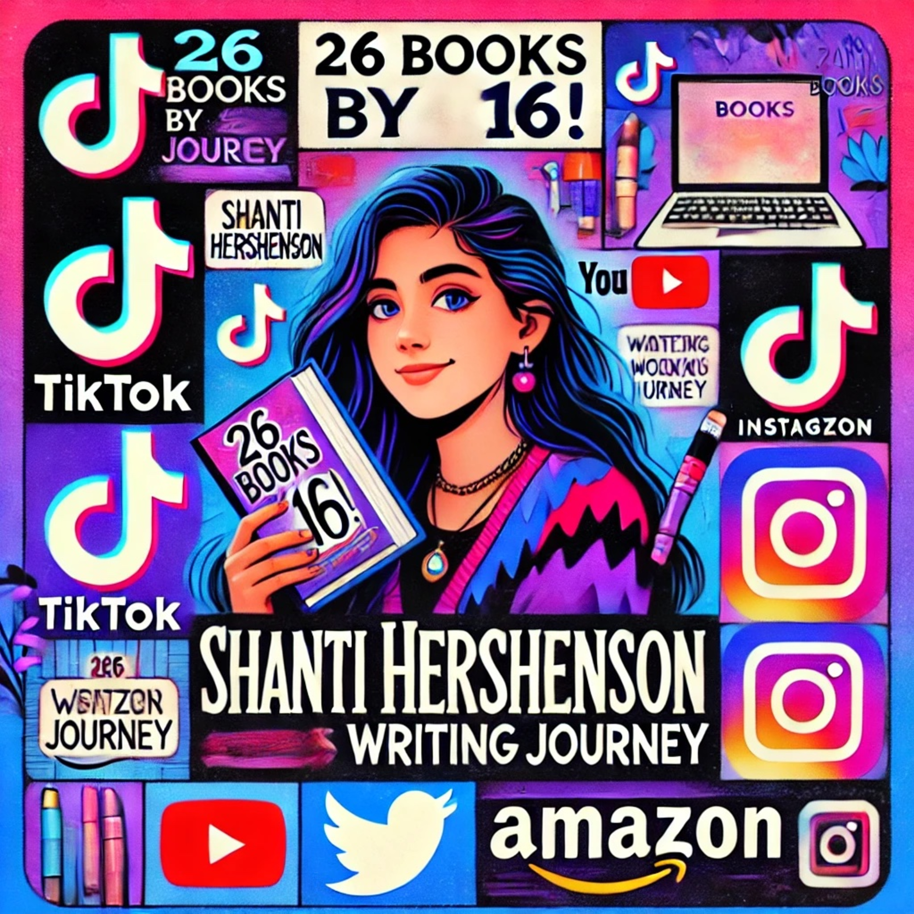 #1078 - The Journey of Teen Author Shanti Hershenson: 26 Books by 16 and Social Media Success